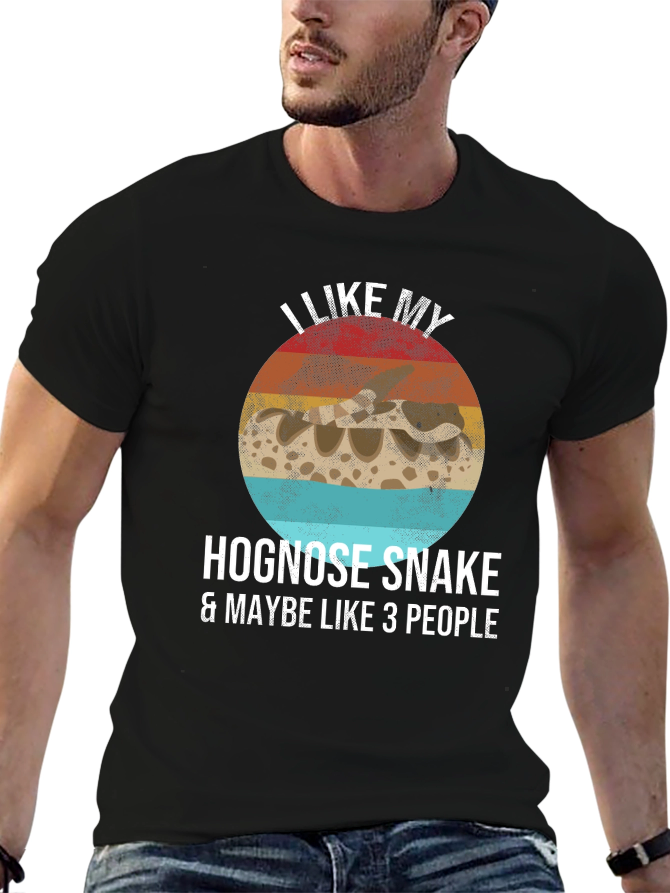 Hognose Snake Lover T-Shirt - Funny Reptile Tee