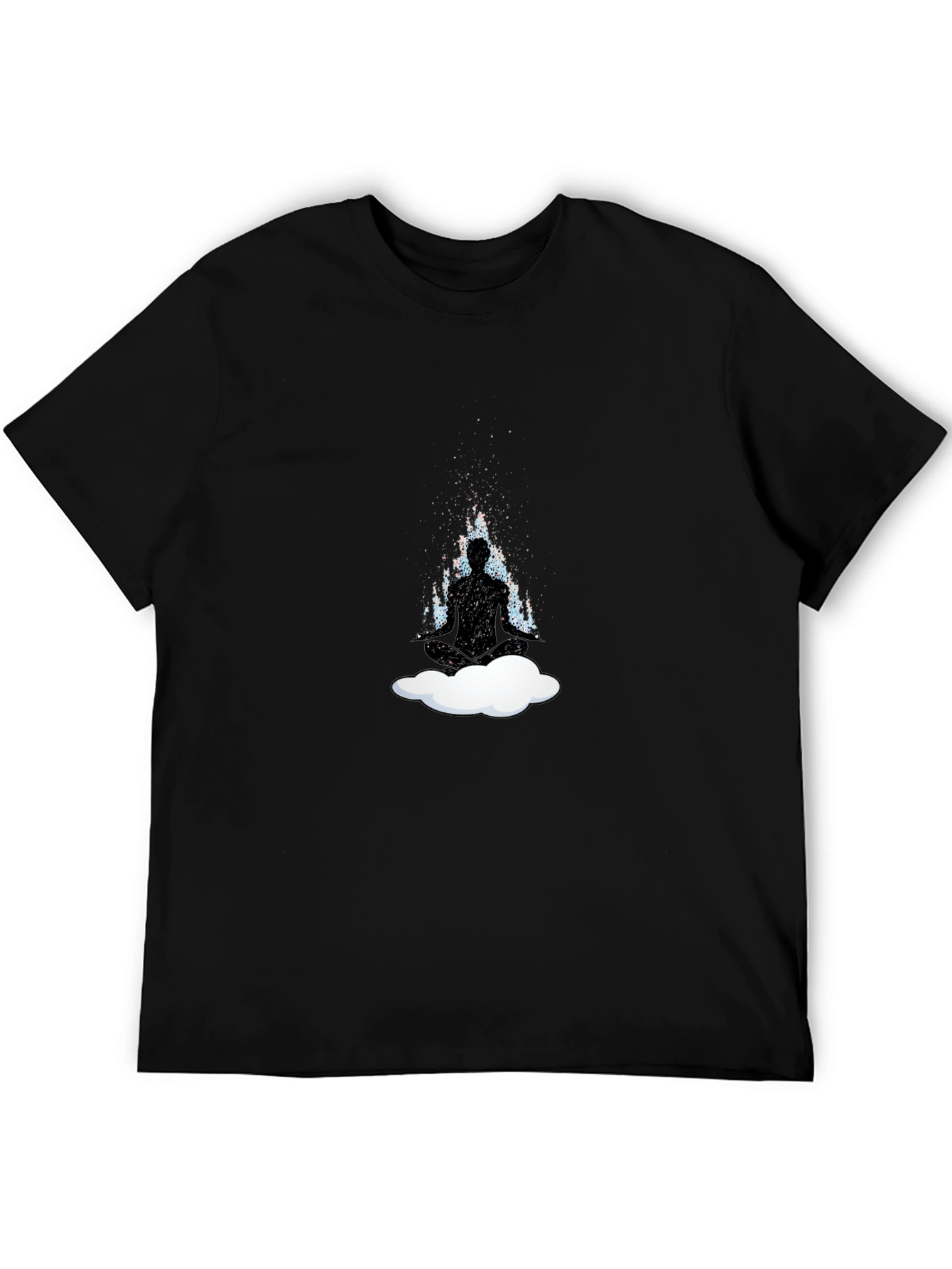 Zen Cloud Meditation T-Shirt - Relaxed Fit