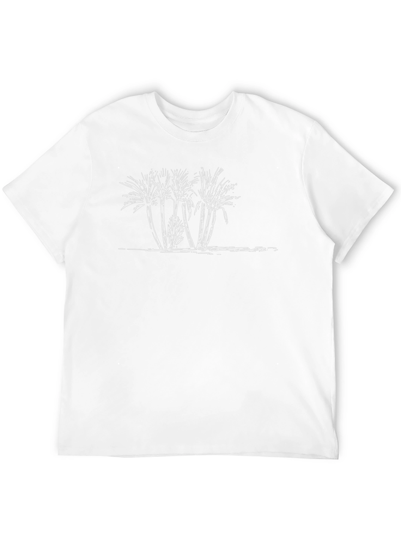 Palm Tree Graphic Black T-Shirt