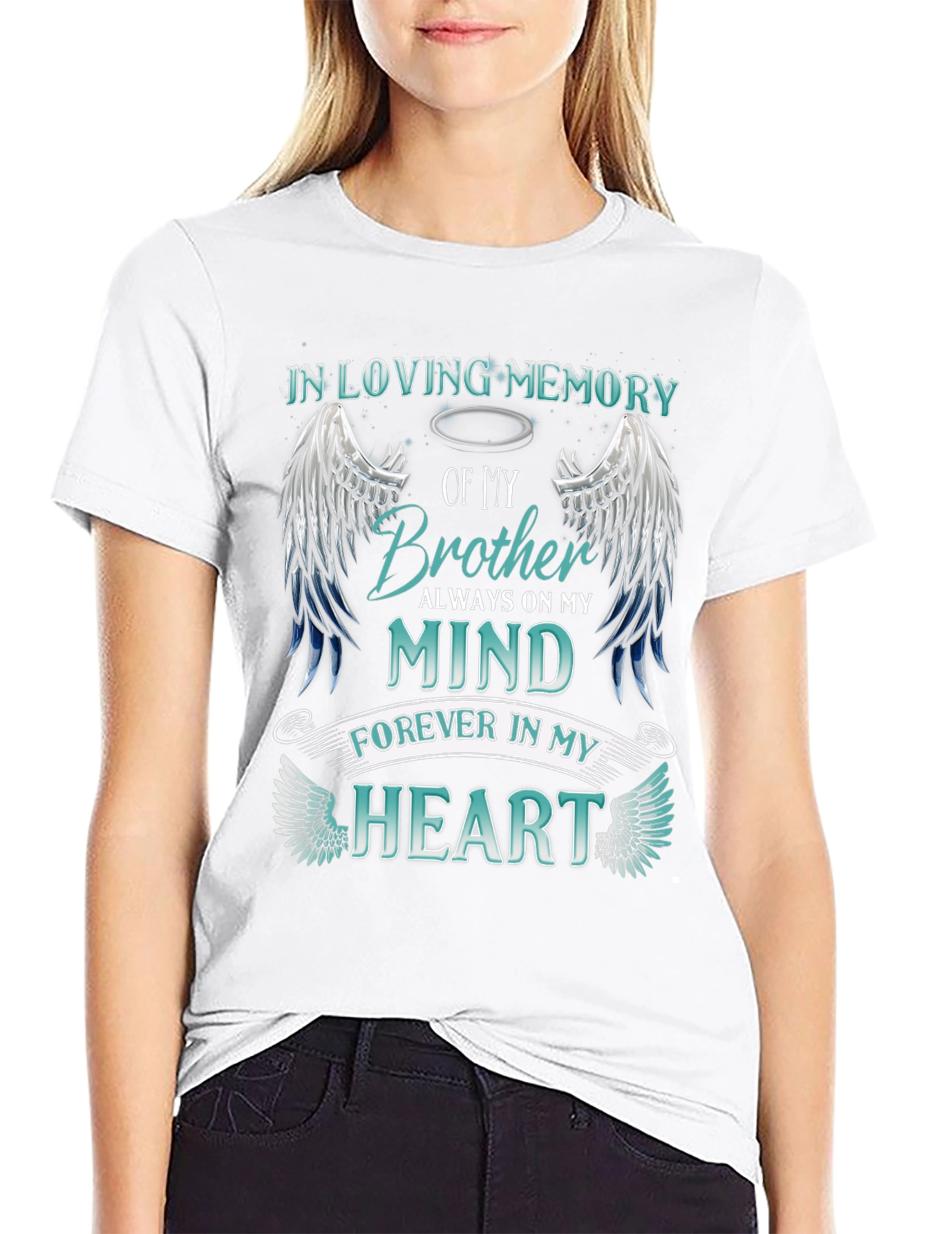 In Loving Memory Brother Graphic T-Shirt