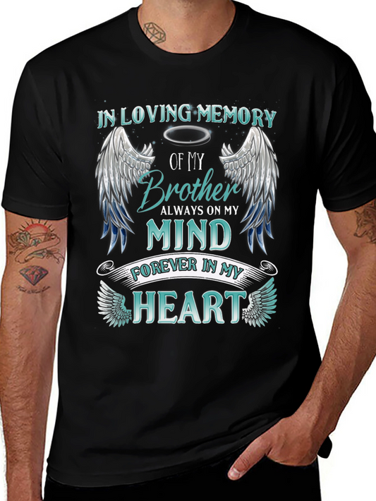 In Loving Memory Brother Graphic T-Shirt
