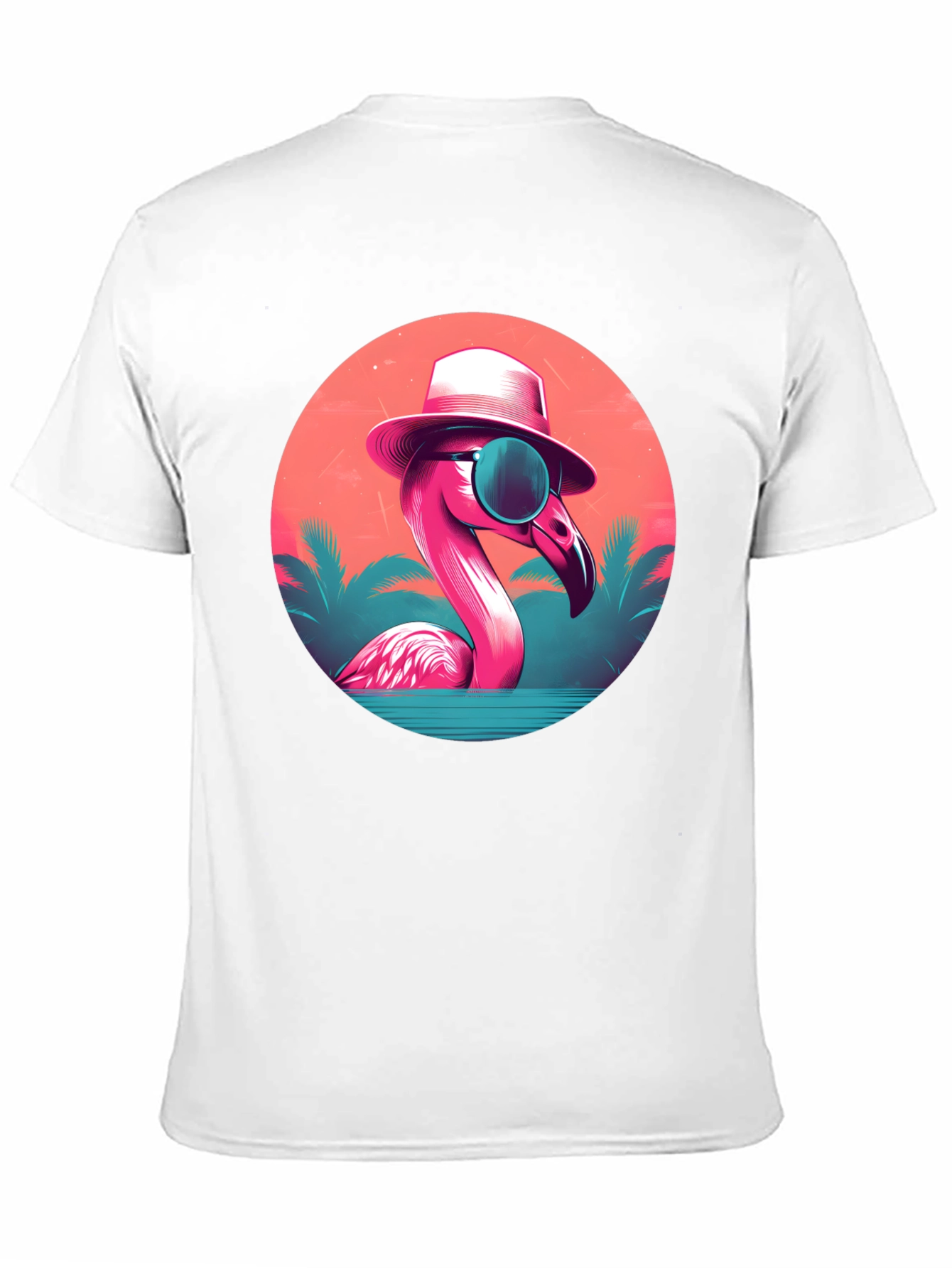 Tropical Flamingo Graphic Tee