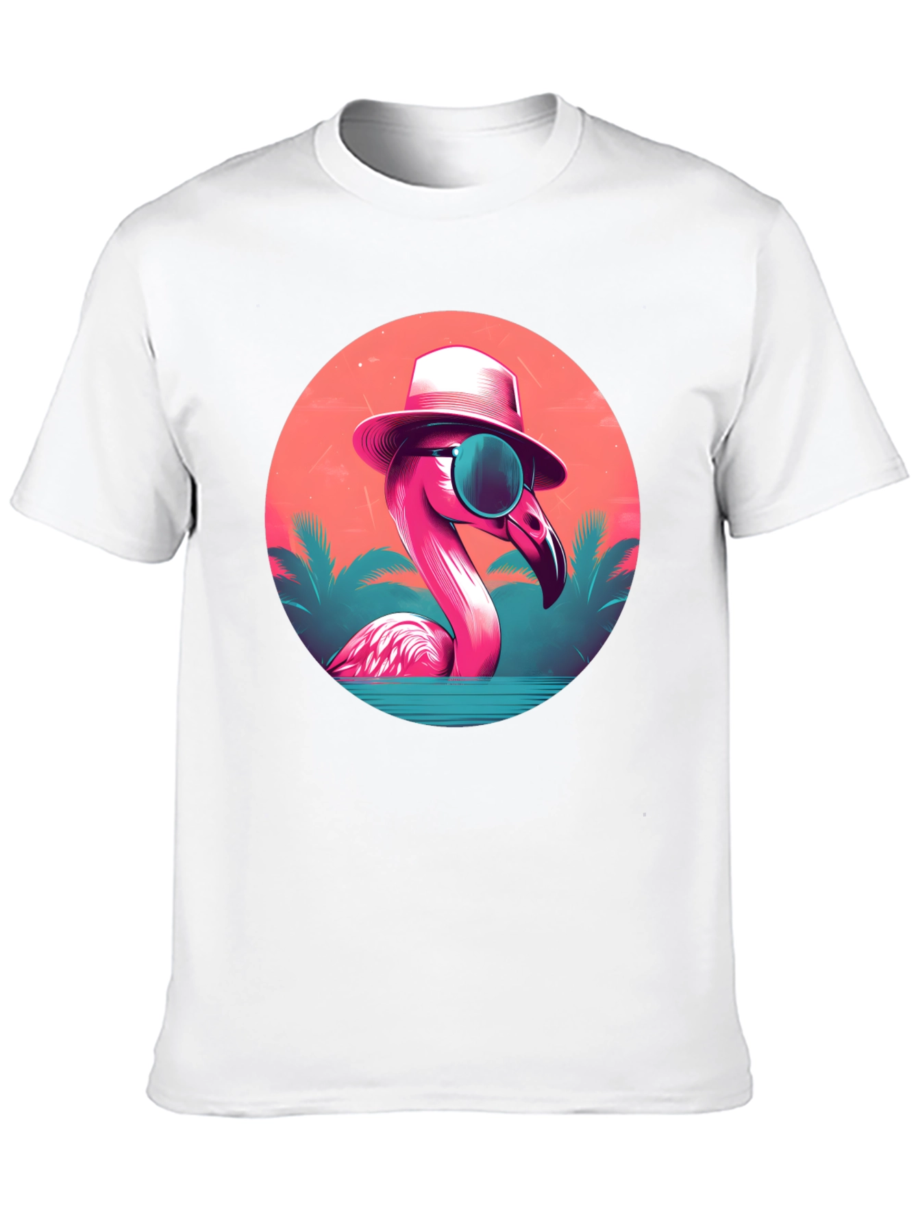Tropical Flamingo Graphic Tee