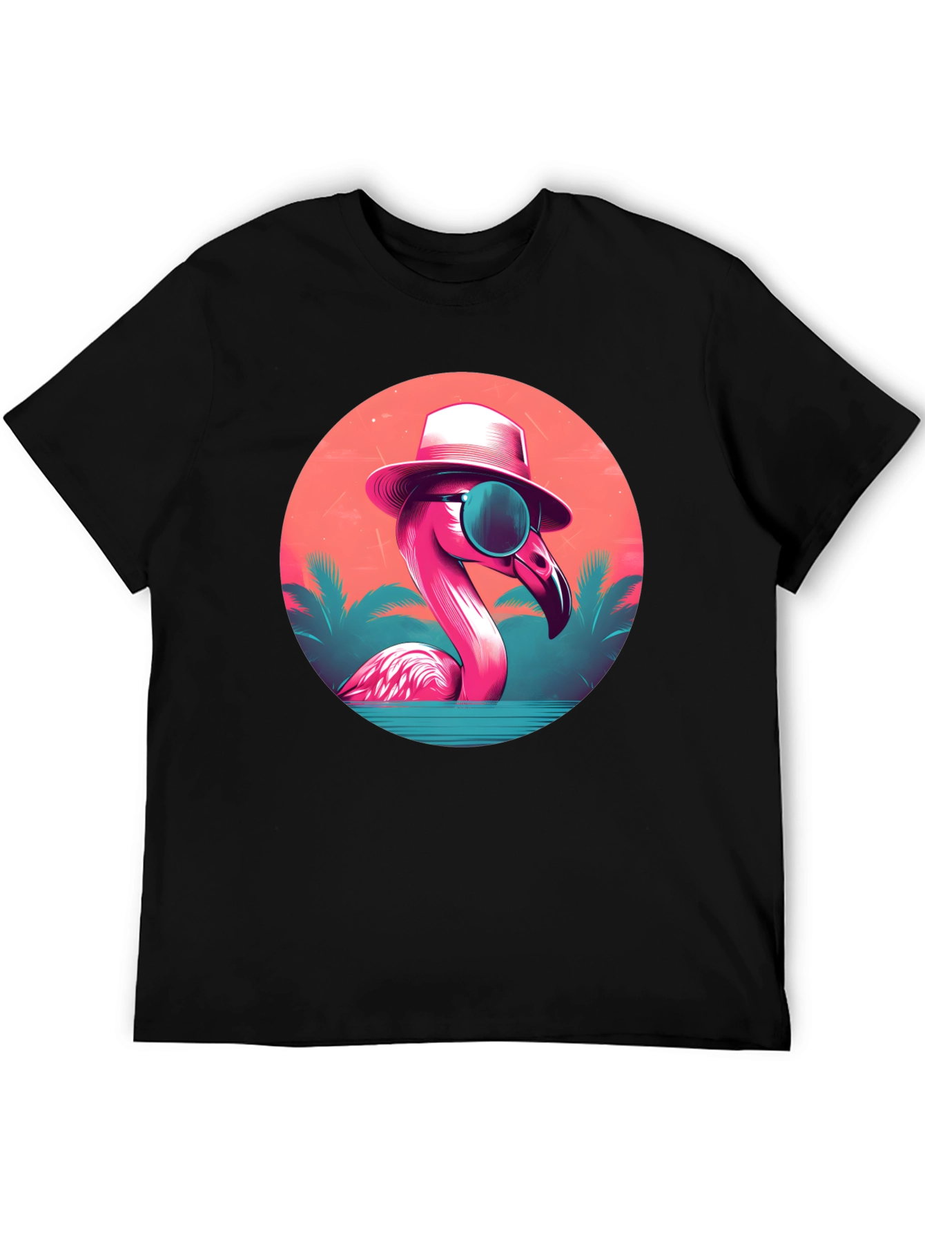 Tropical Flamingo Graphic Tee
