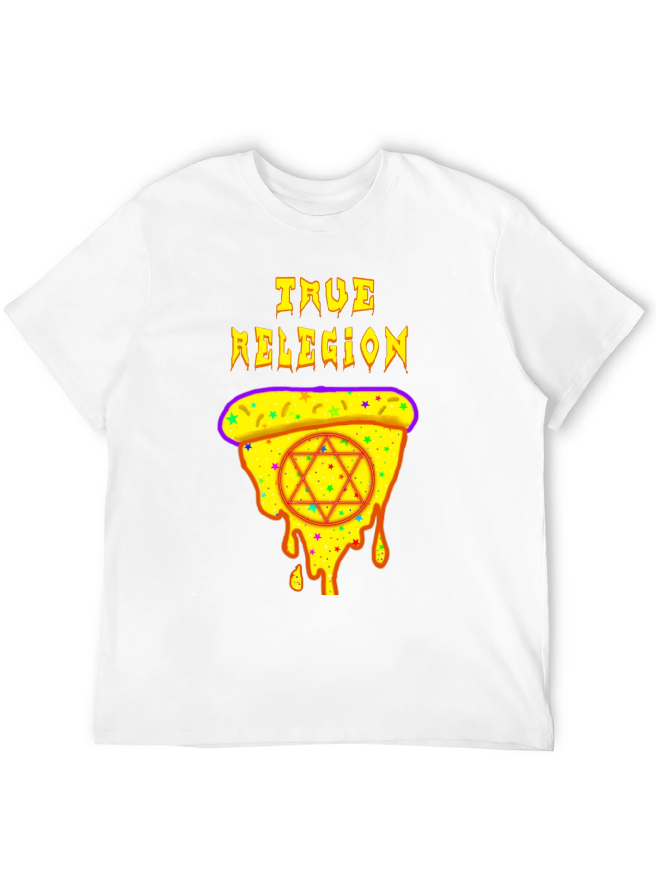 True Religion Pizza Graphic T-Shirt
