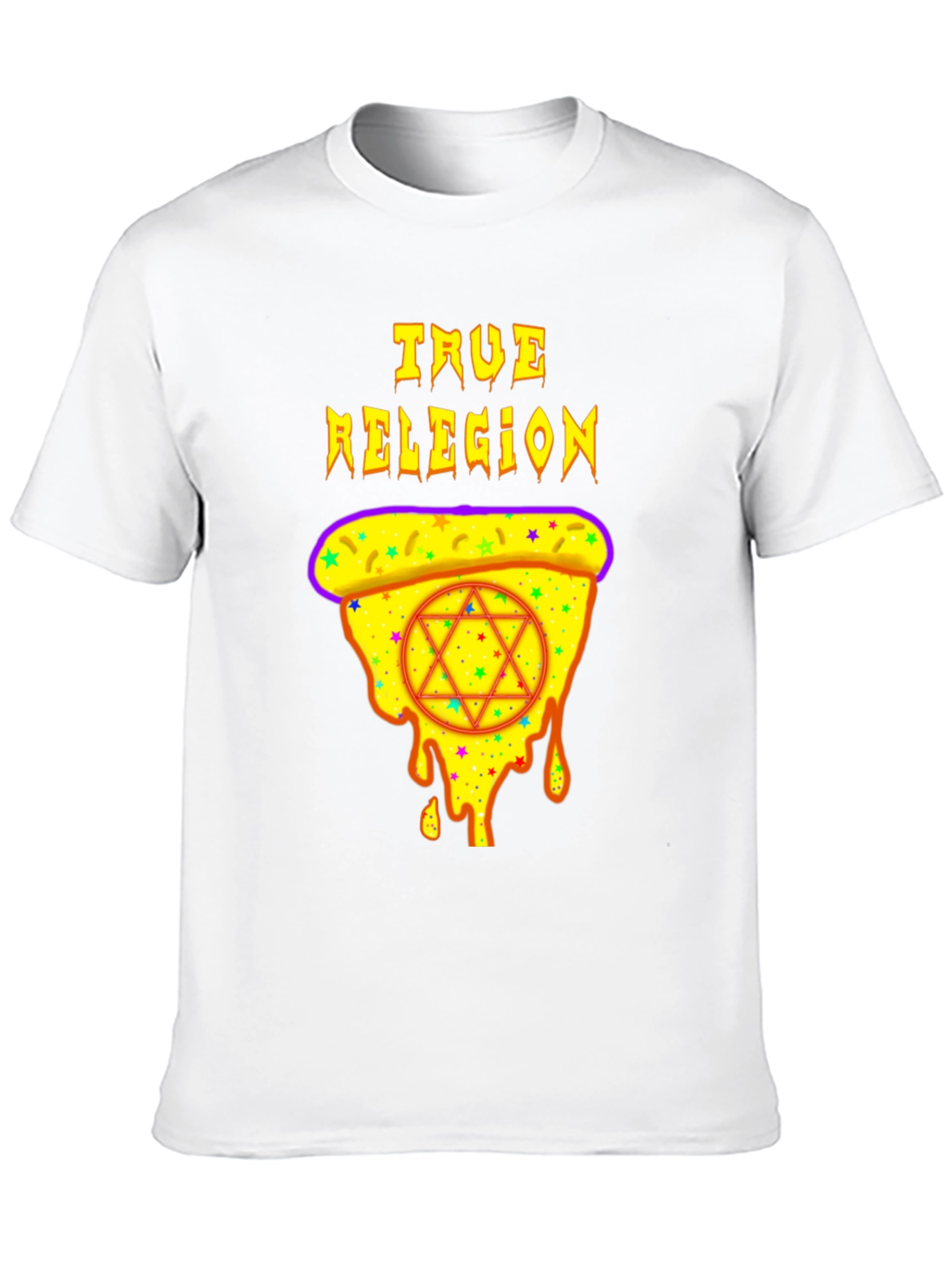 True Religion Pizza Graphic T-Shirt