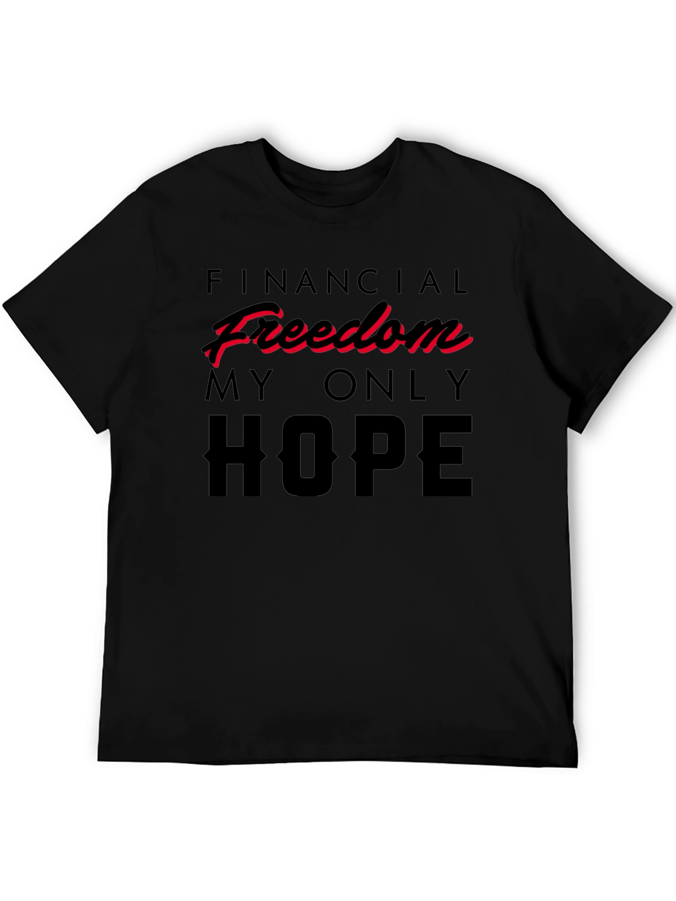 Financial Freedom Graphic Tee - Black