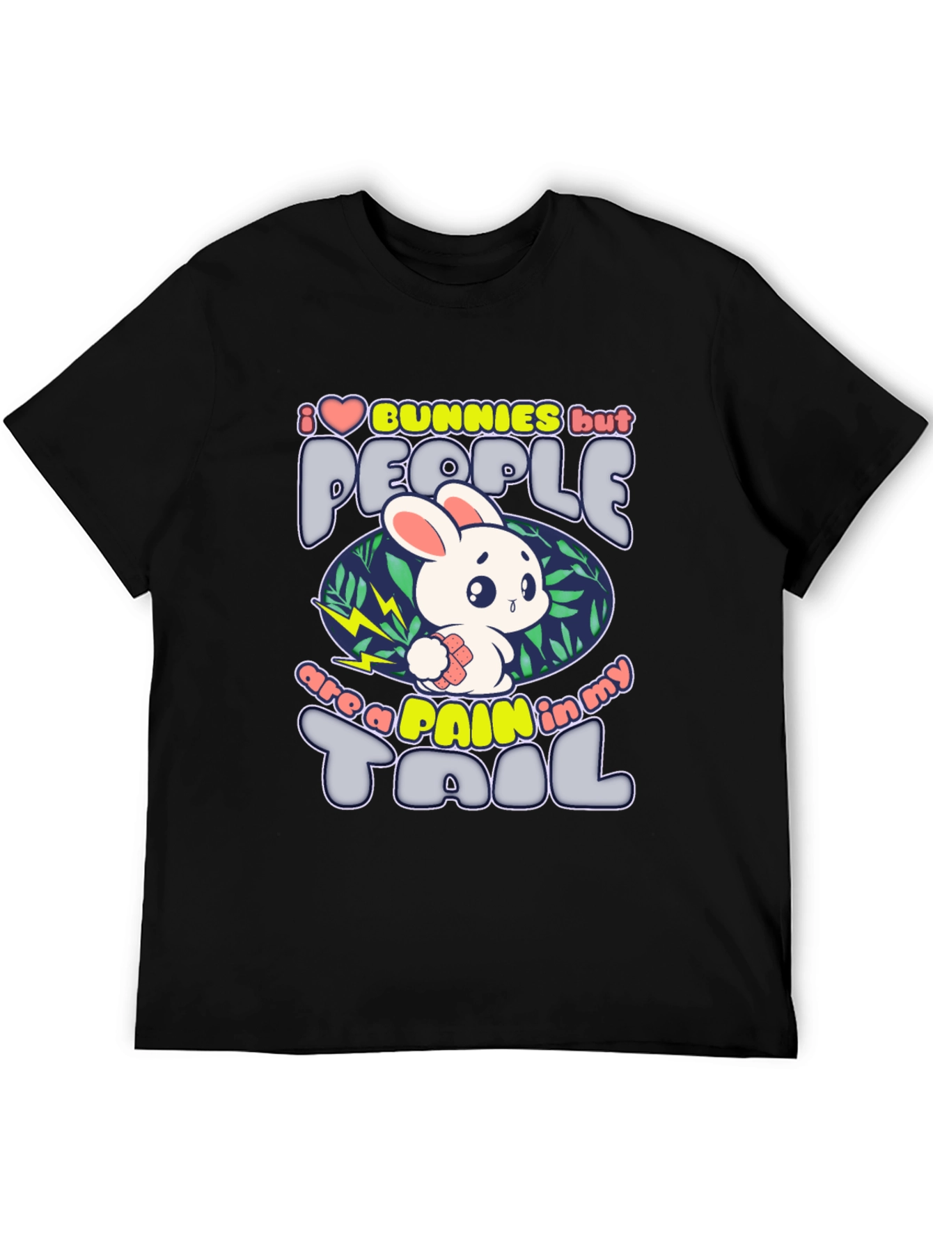 I Love Bunnies T-Shirt Funny Sarcastic Rabbit Lover Tee