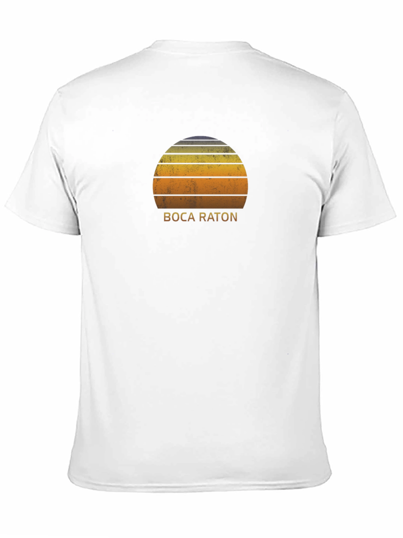 Boca Raton Retro Sunset Graphic Tee