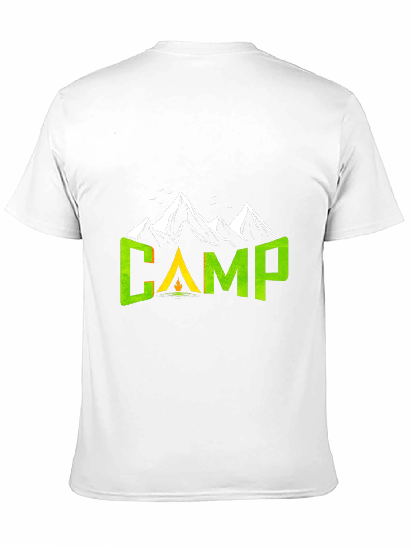 Camping Adventure T-Shirt - Mountain Design