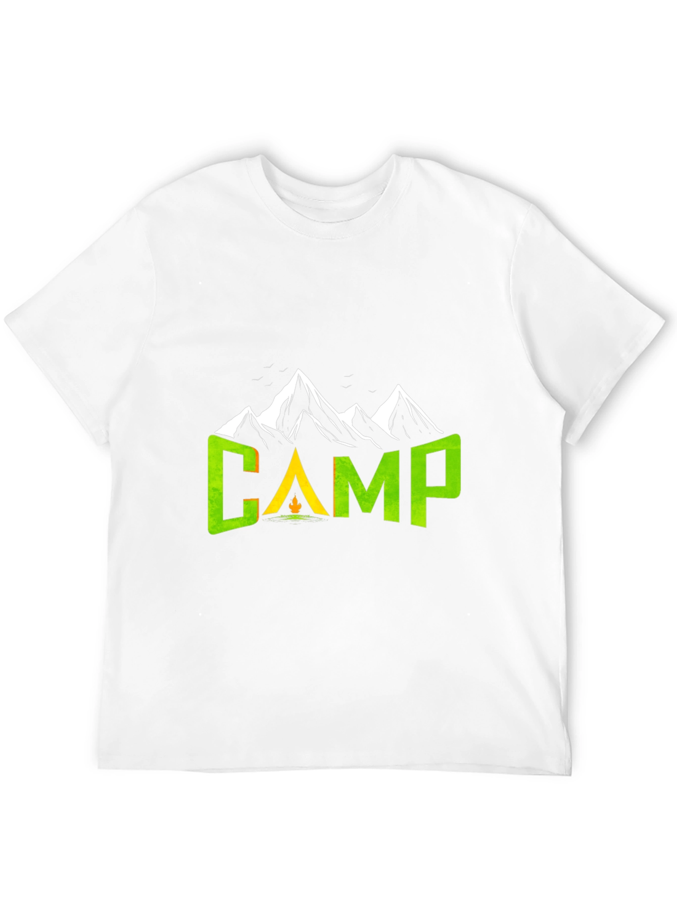 Camping Adventure T-Shirt - Mountain Design