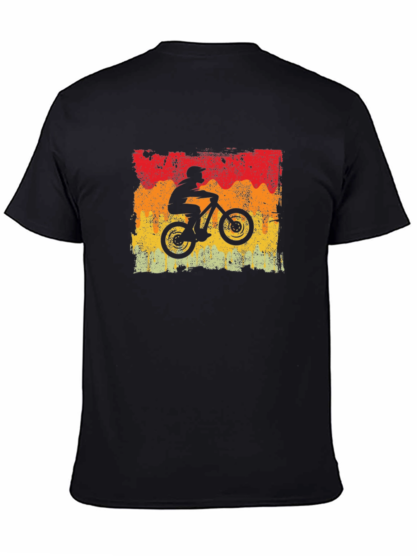 Mountain Biker Retro Graphic T-Shirt