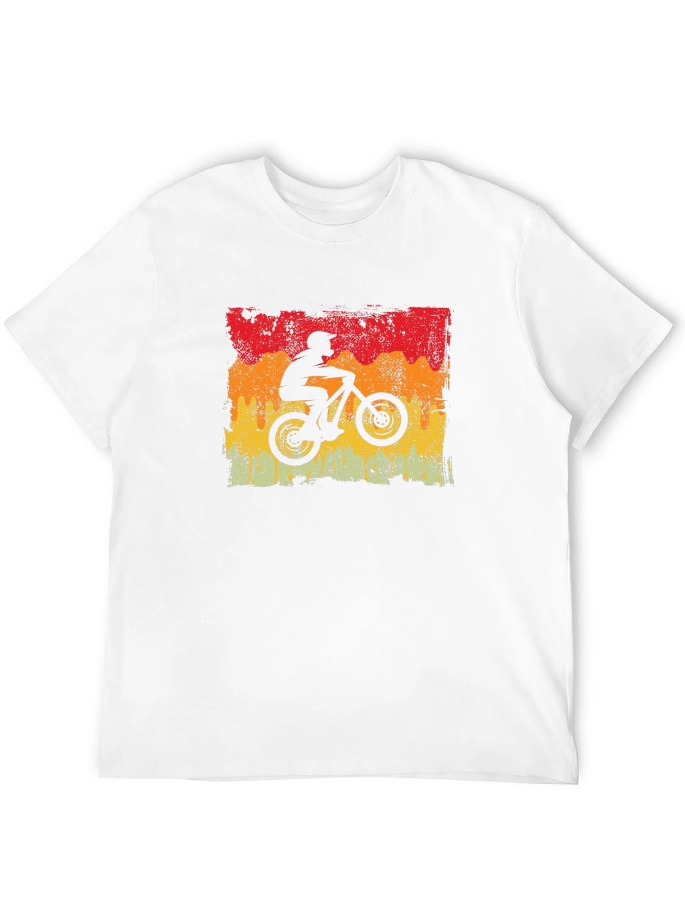 Mountain Biker Retro Graphic T-Shirt