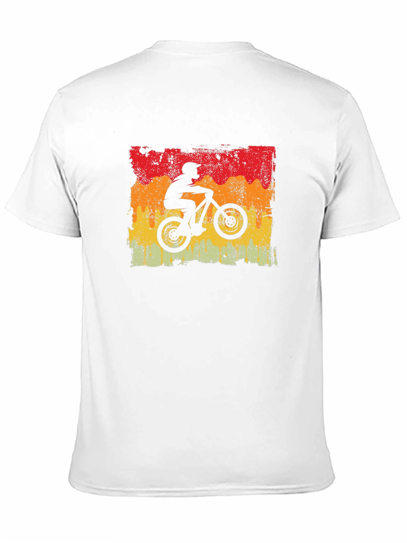 Mountain Biker Retro Graphic T-Shirt