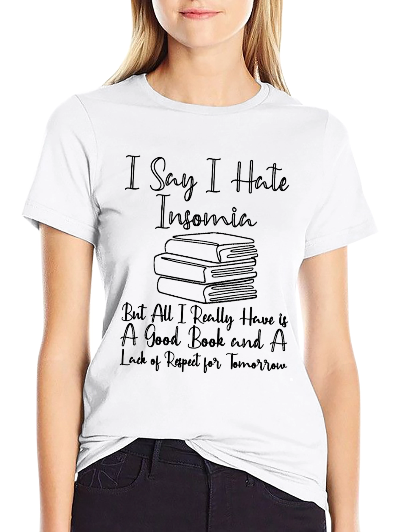 I Hate Insomnia Good Book T-Shirt