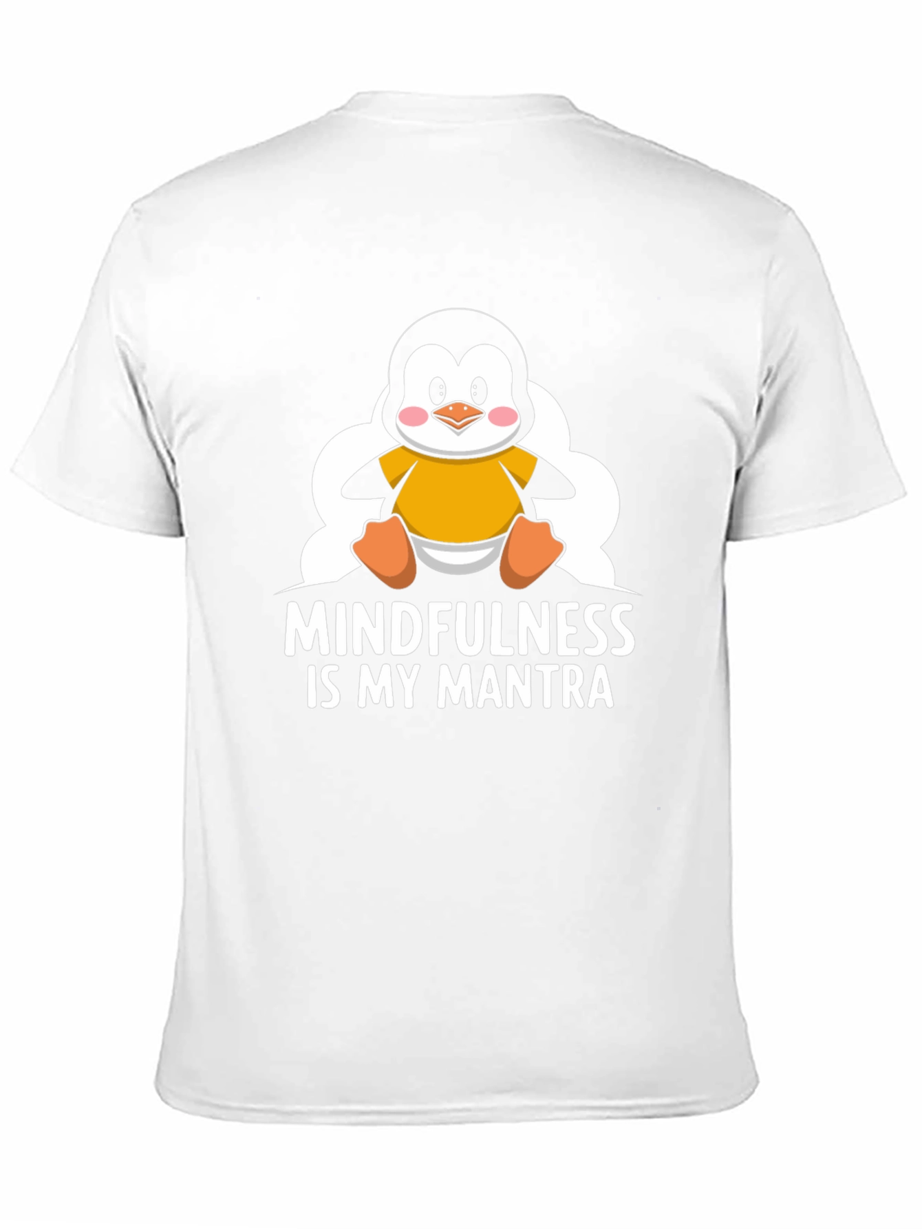 Mindfulness Penguin T-Shirt - Relax & Meditate
