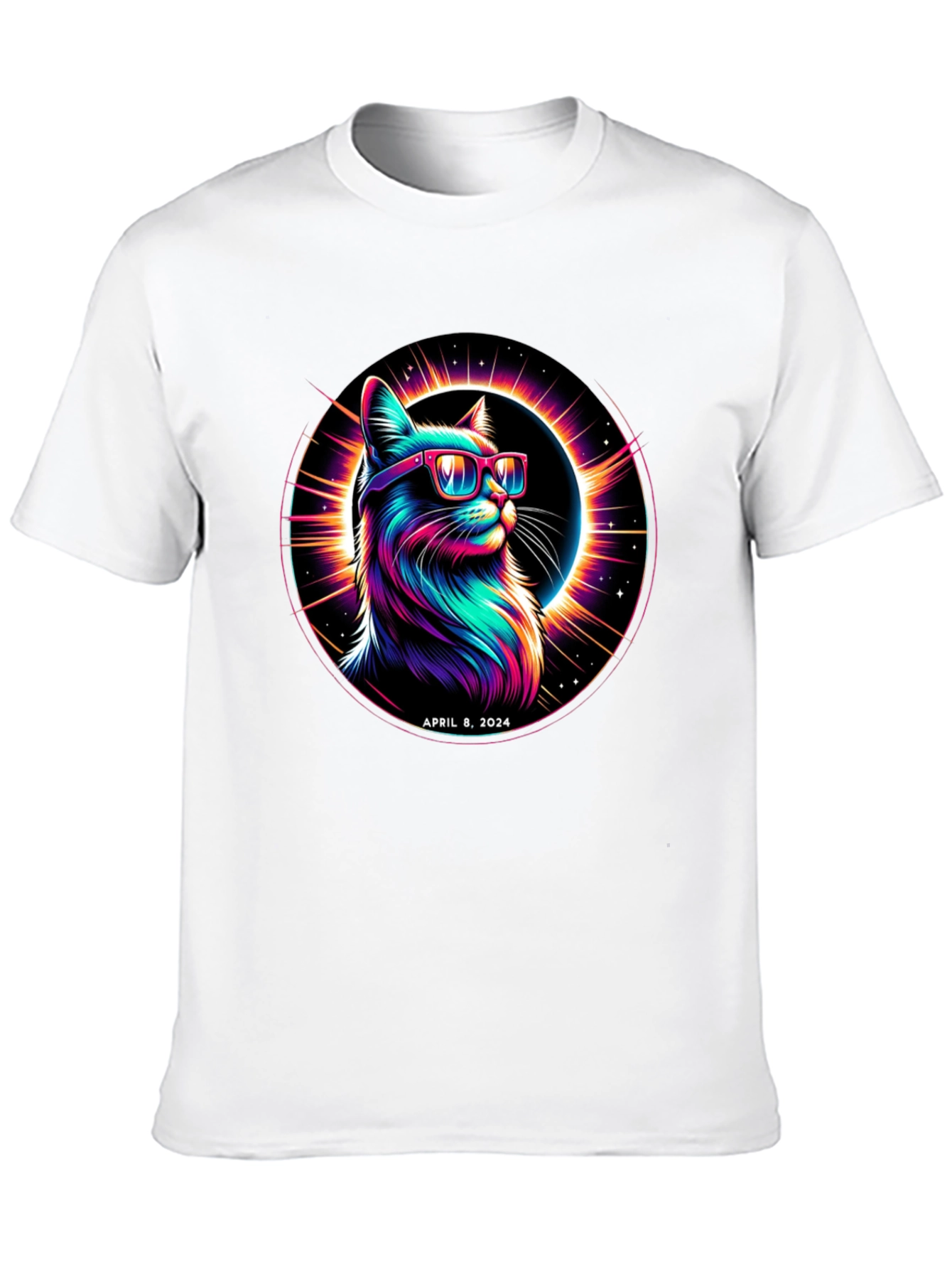 April 8 2024 Eclipse Cat T-Shirt