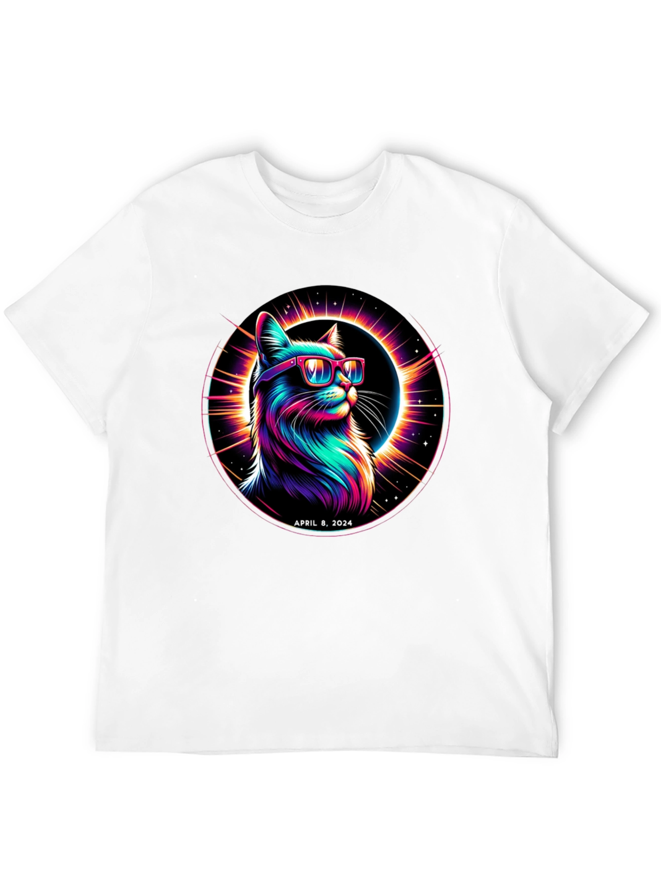 April 8 2024 Eclipse Cat T-Shirt