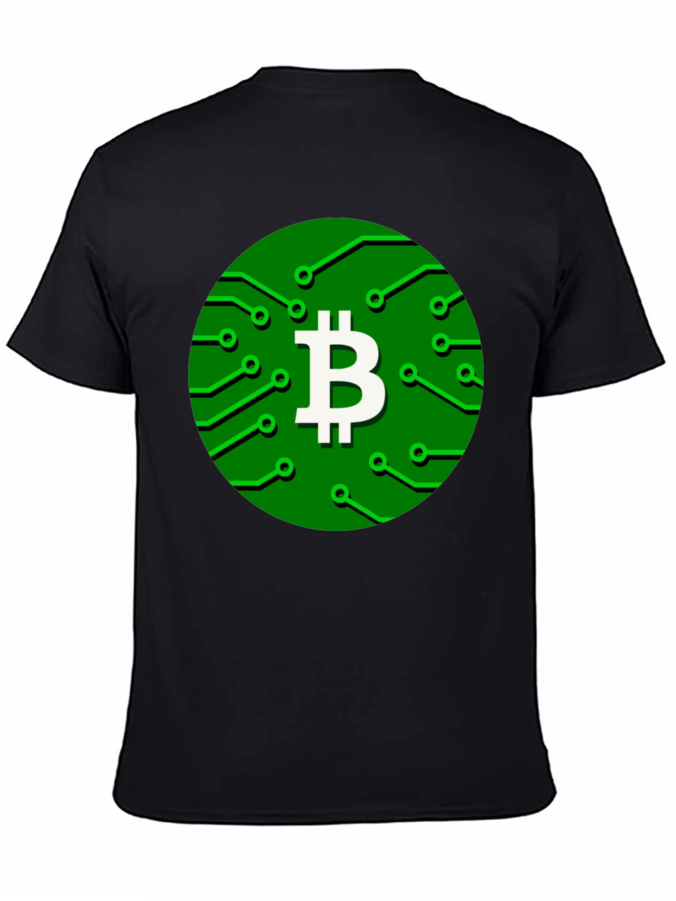 Bitcoin Circuit Board Graphic T-Shirt - Crypto Tee