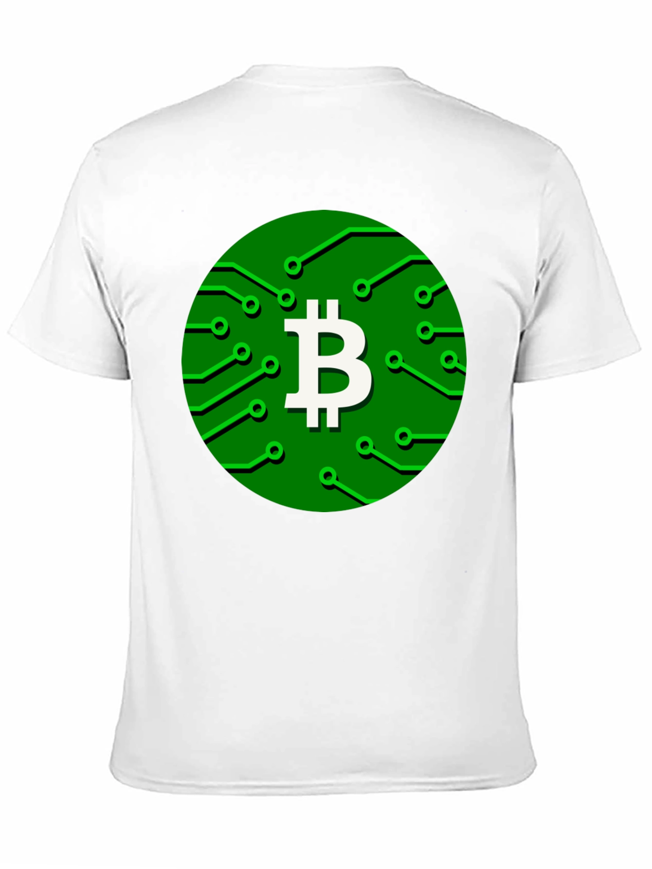Bitcoin Circuit Board Graphic T-Shirt - Crypto Tee