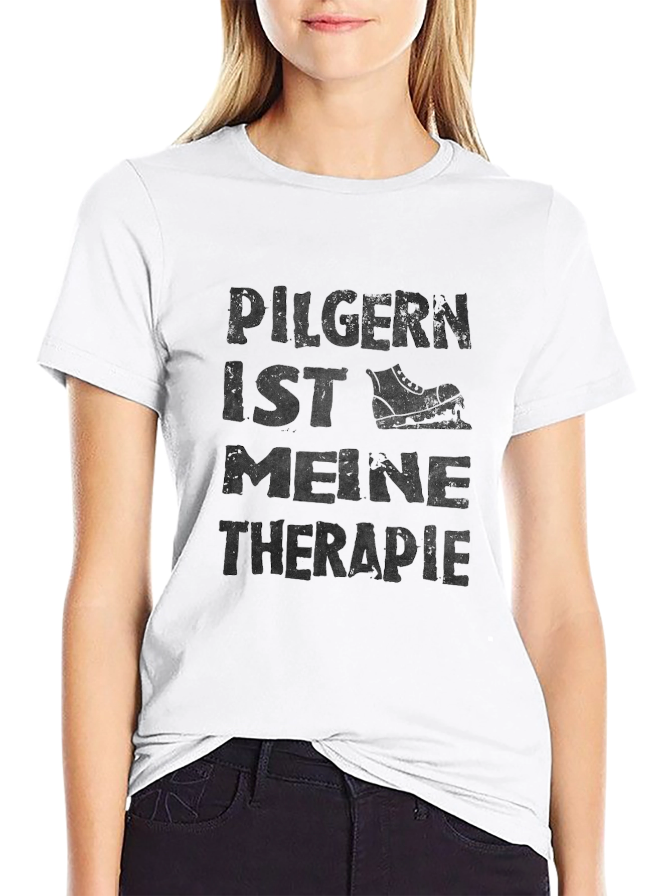 Pilgern Ist Meine Therapie Hiking T-Shirt