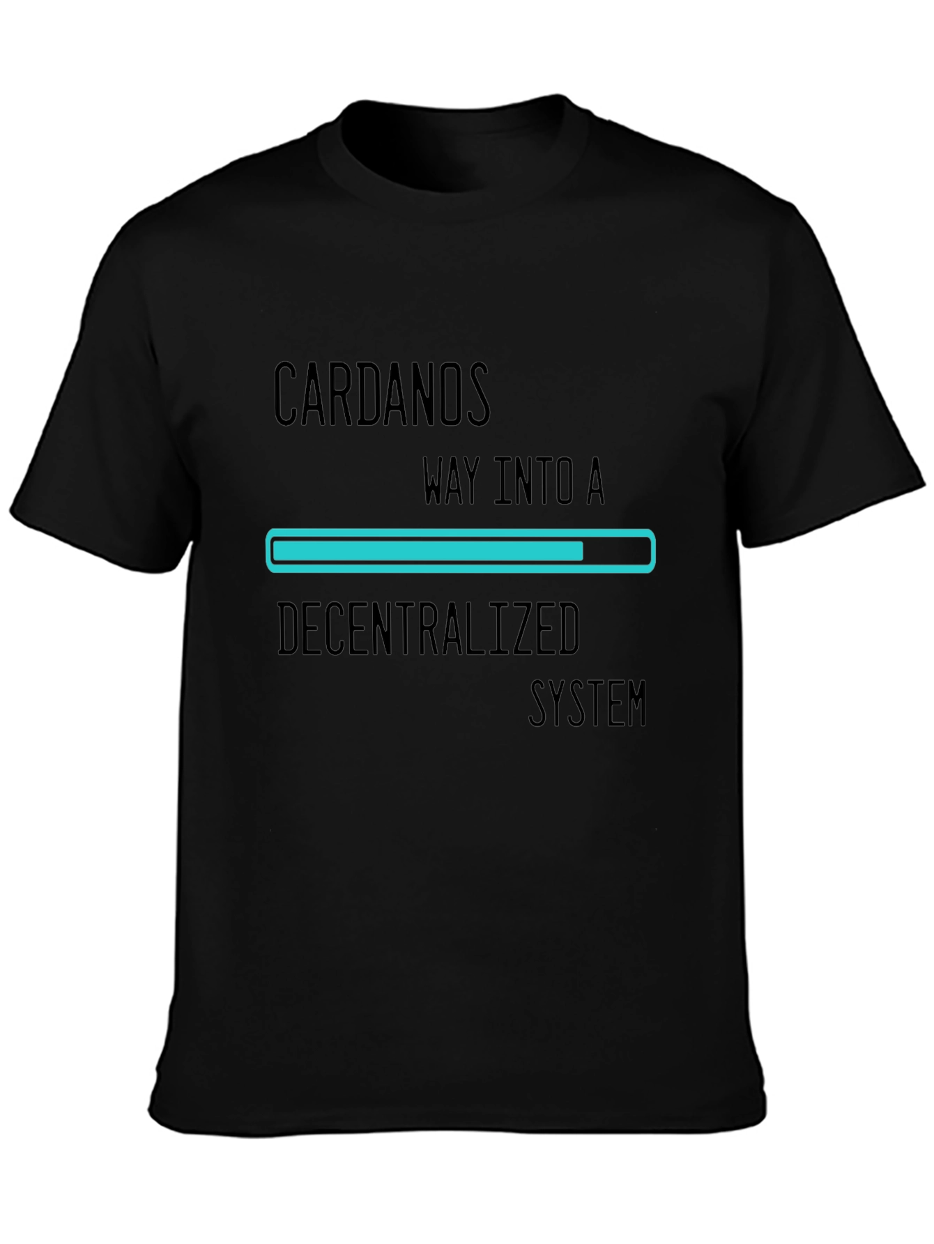 Cardano Decentralized System T-Shirt - Black