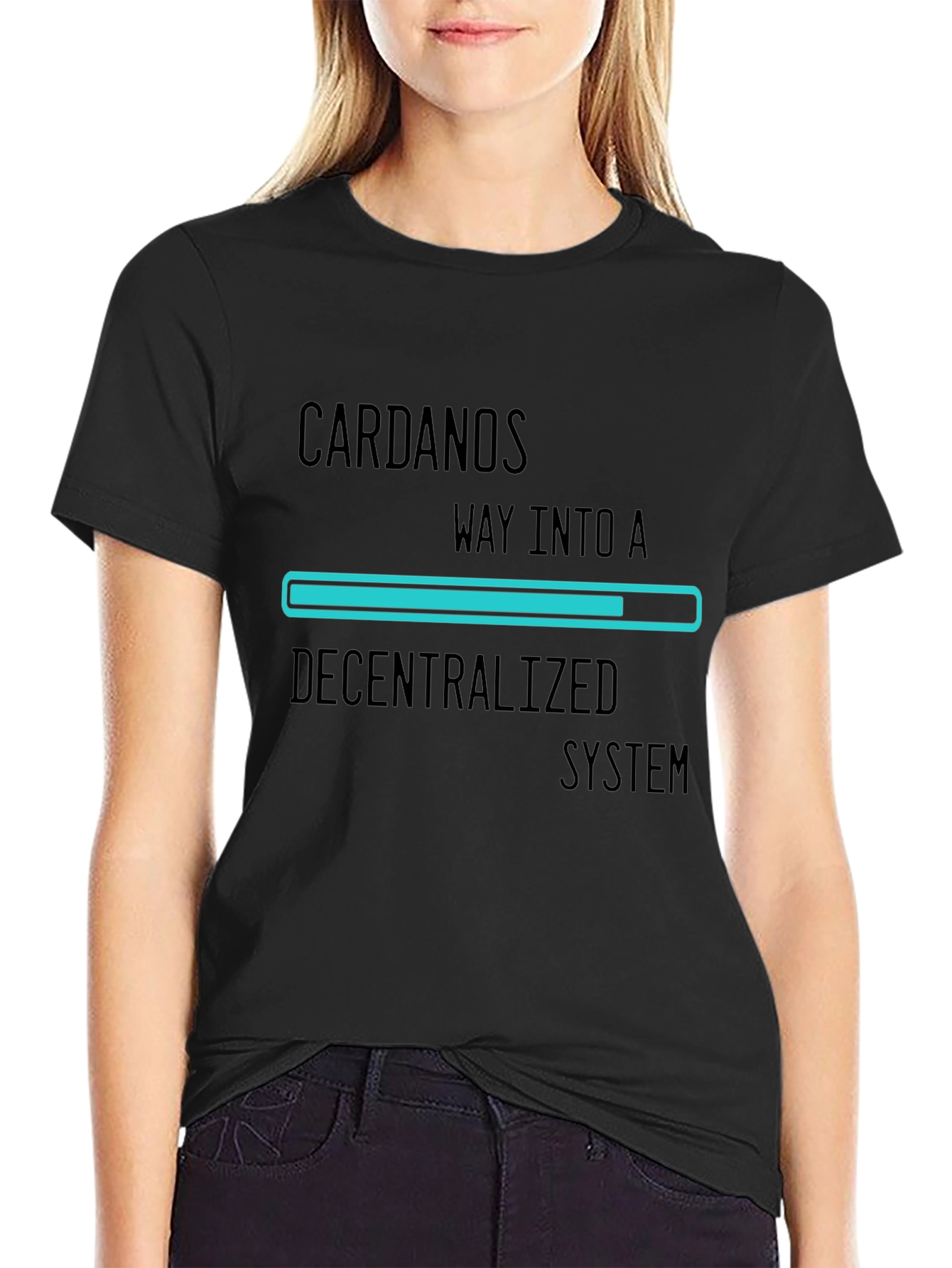 Cardano Decentralized System T-Shirt - Black