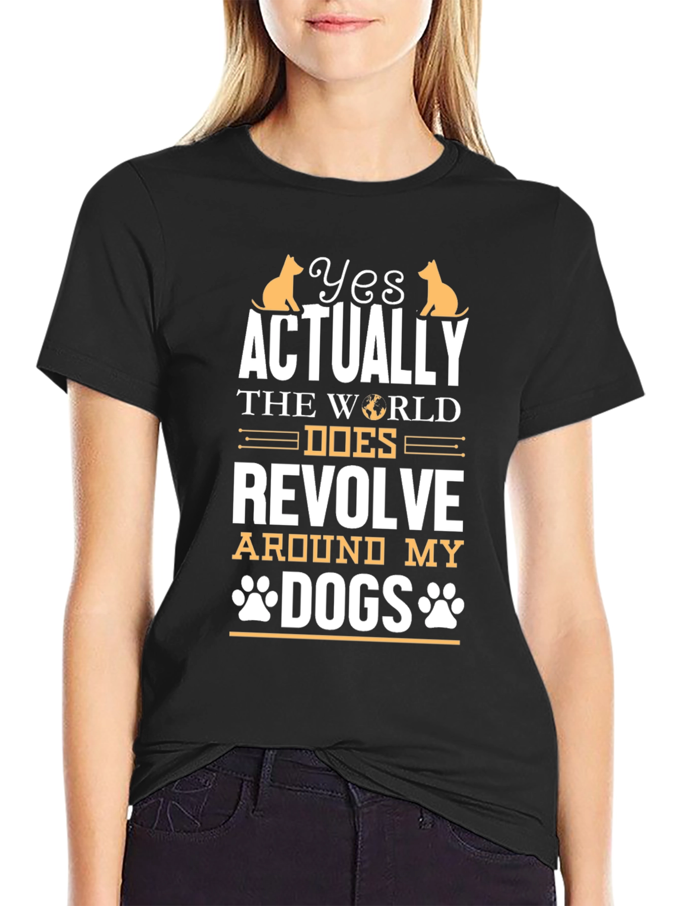 Yes Actually Dogs T-Shirt