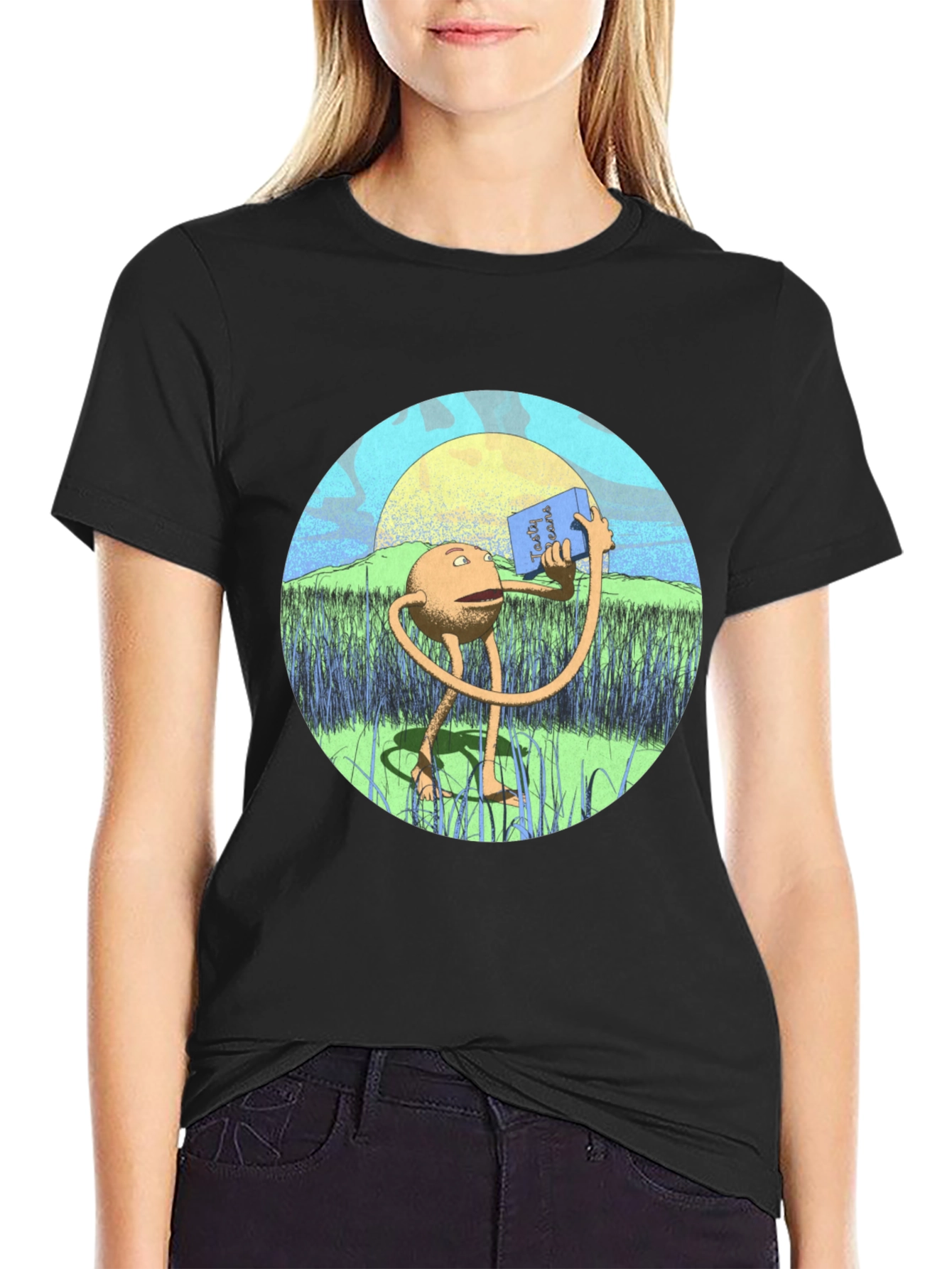Tasty Jeans T-Shirt: Quirky Graphic Tee