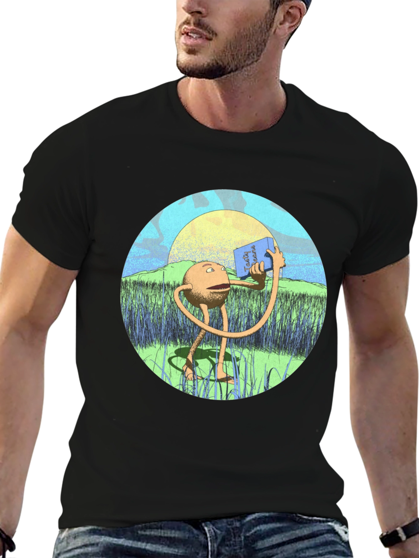 Tasty Jeans T-Shirt: Quirky Graphic Tee
