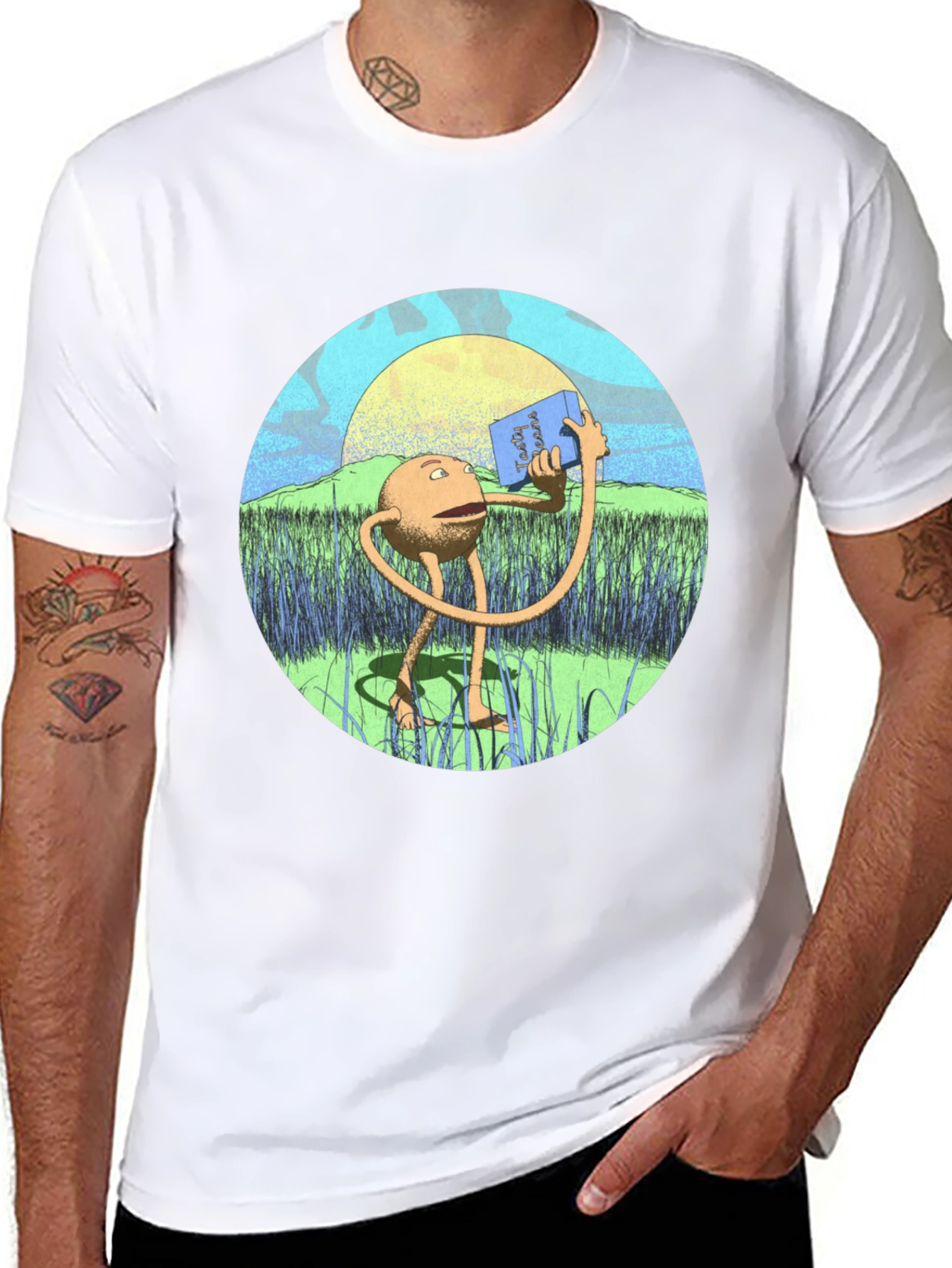 Tasty Jeans T-Shirt: Quirky Graphic Tee