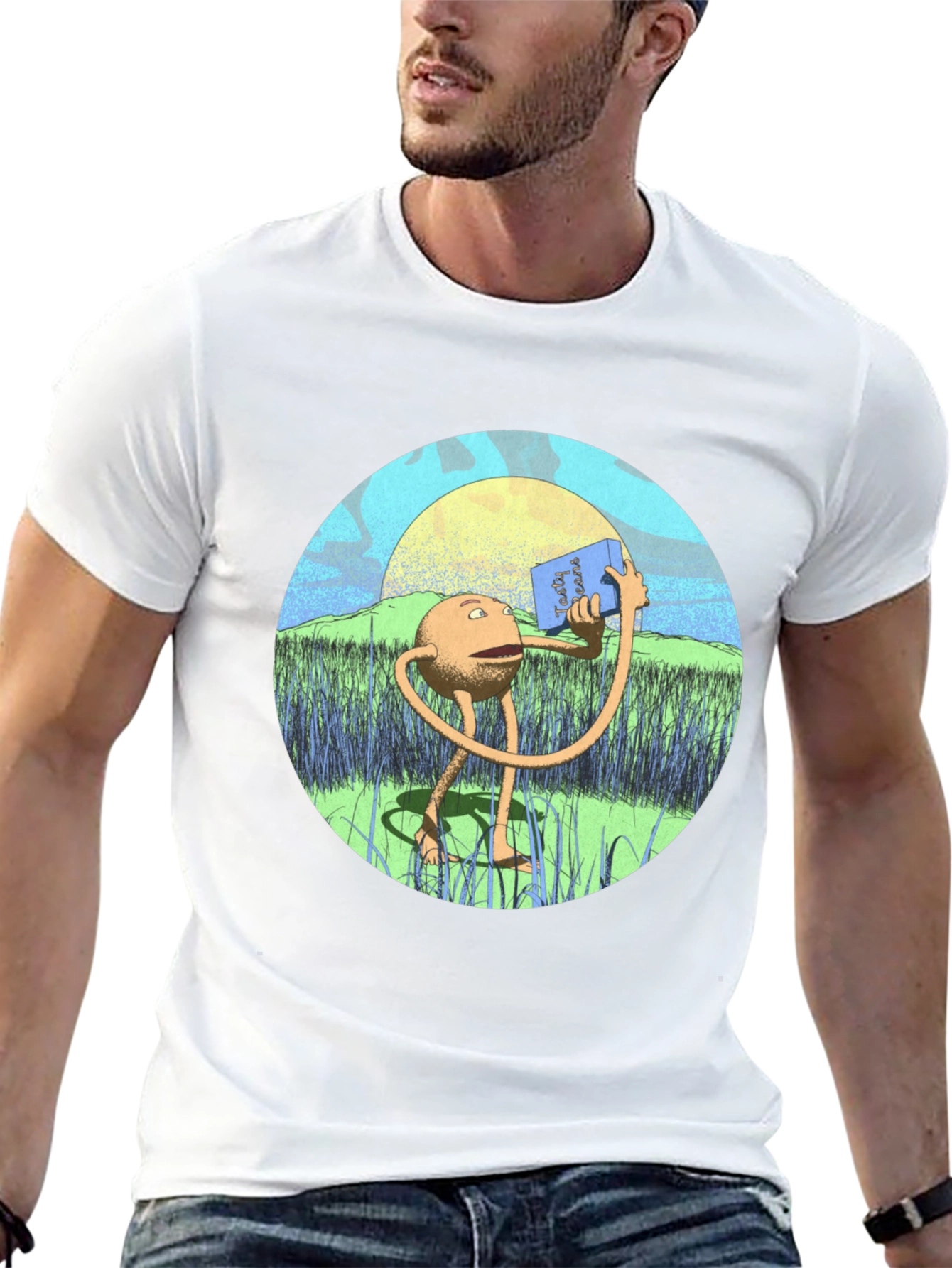 Tasty Jeans T-Shirt: Quirky Graphic Tee