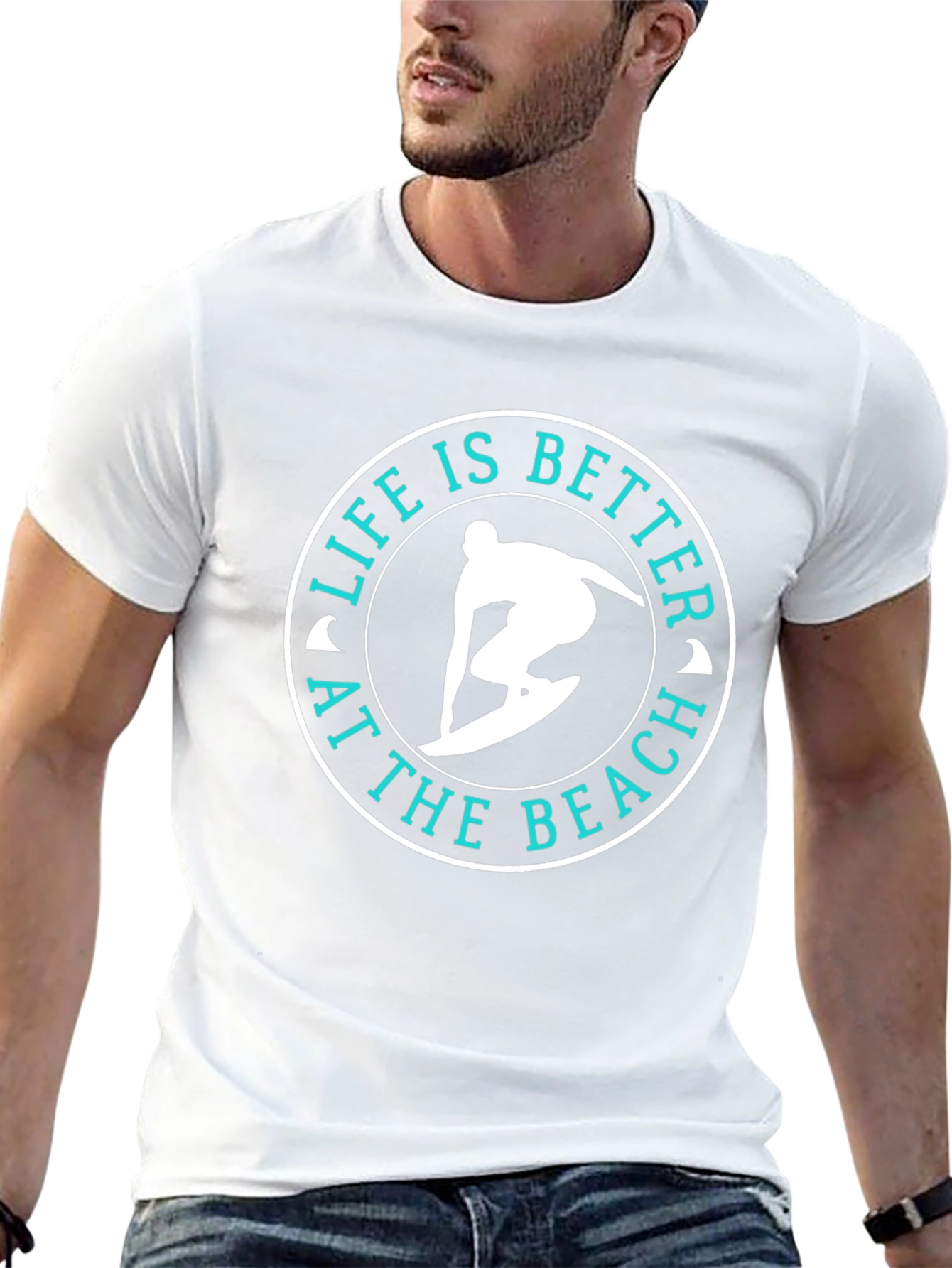 Life Is Better At The Beach Surfer T-Shirt