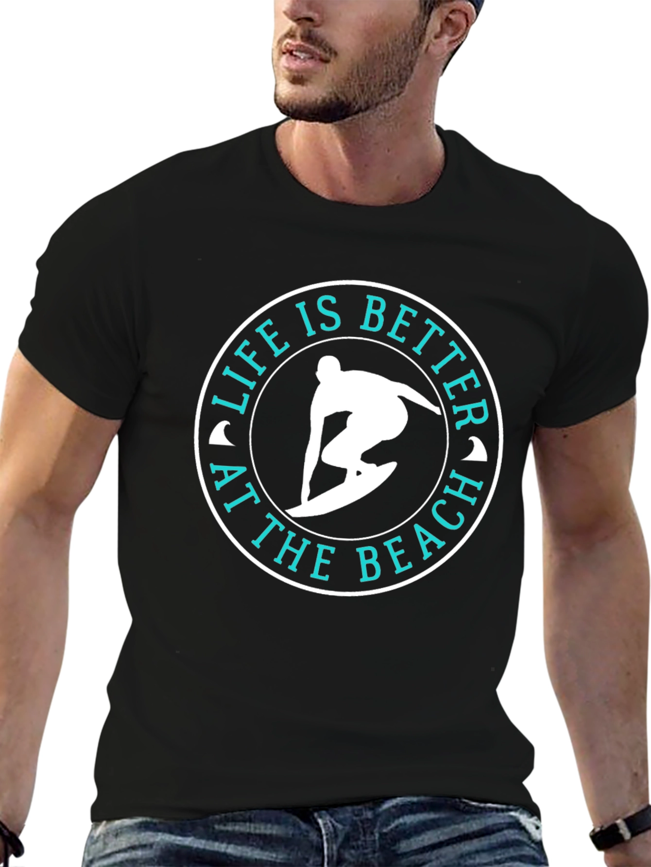 Life Is Better At The Beach Surfer T-Shirt