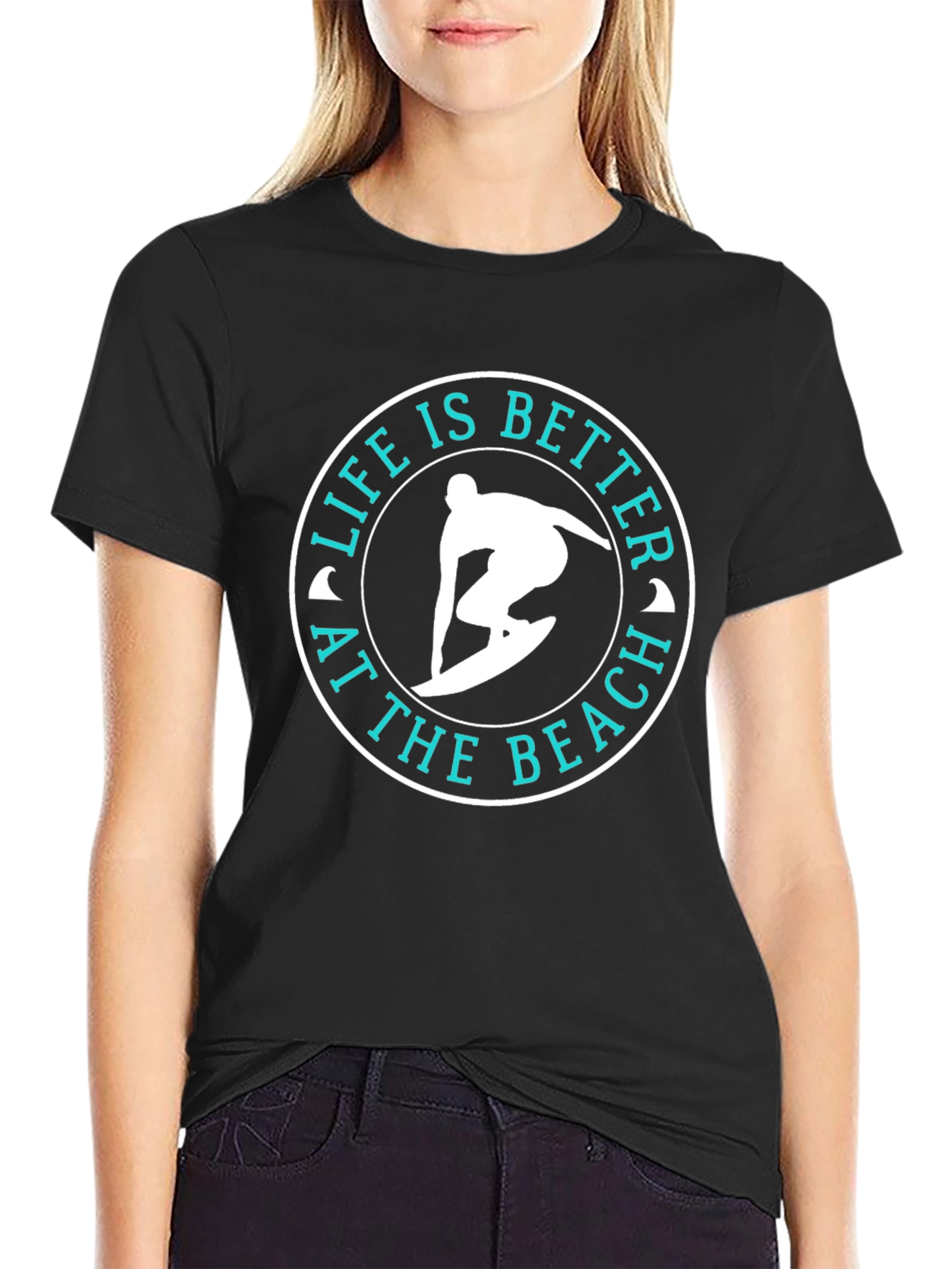 Life Is Better At The Beach Surfer T-Shirt