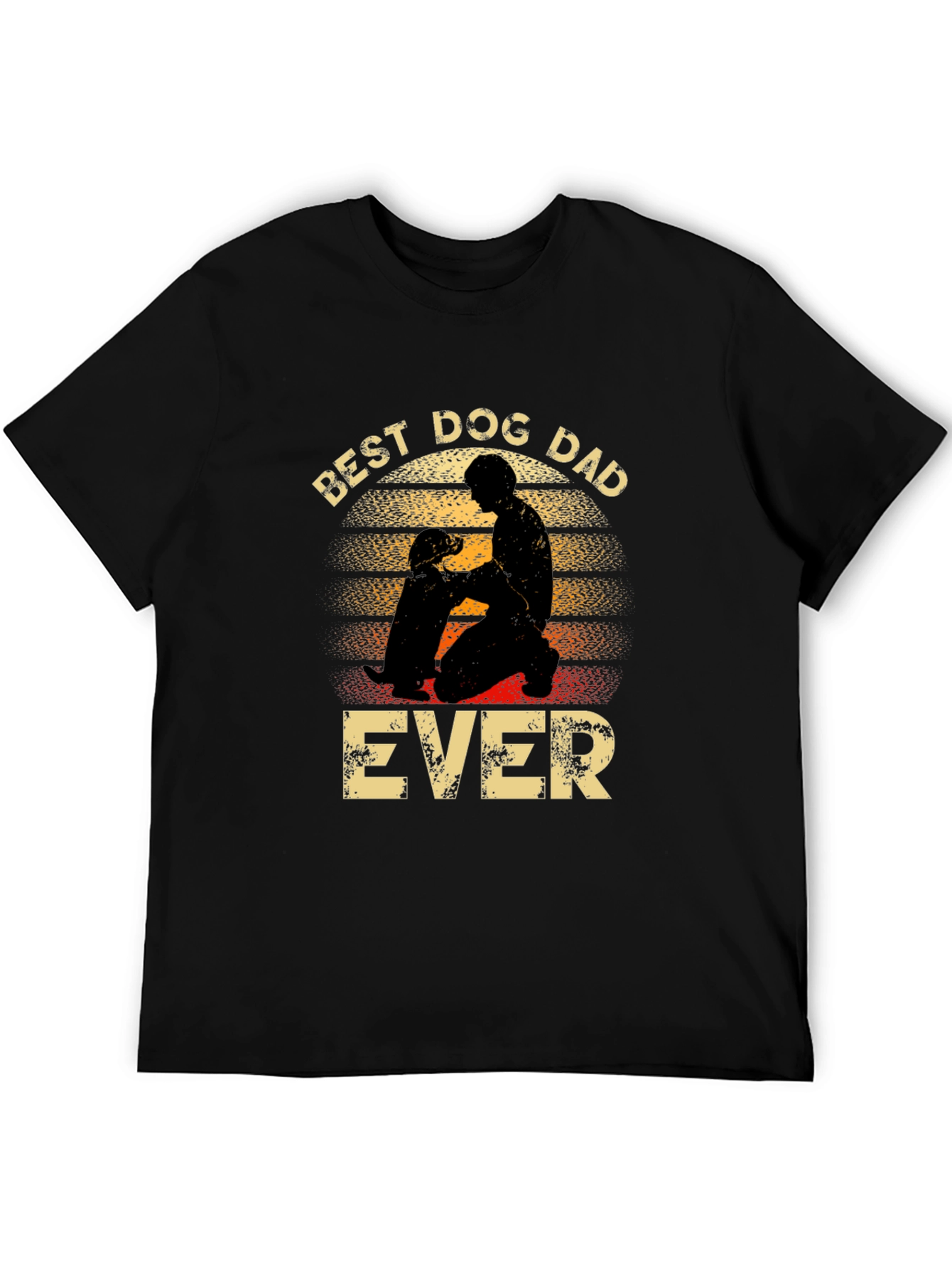 Best Dog Dad Ever Graphic T-Shirt