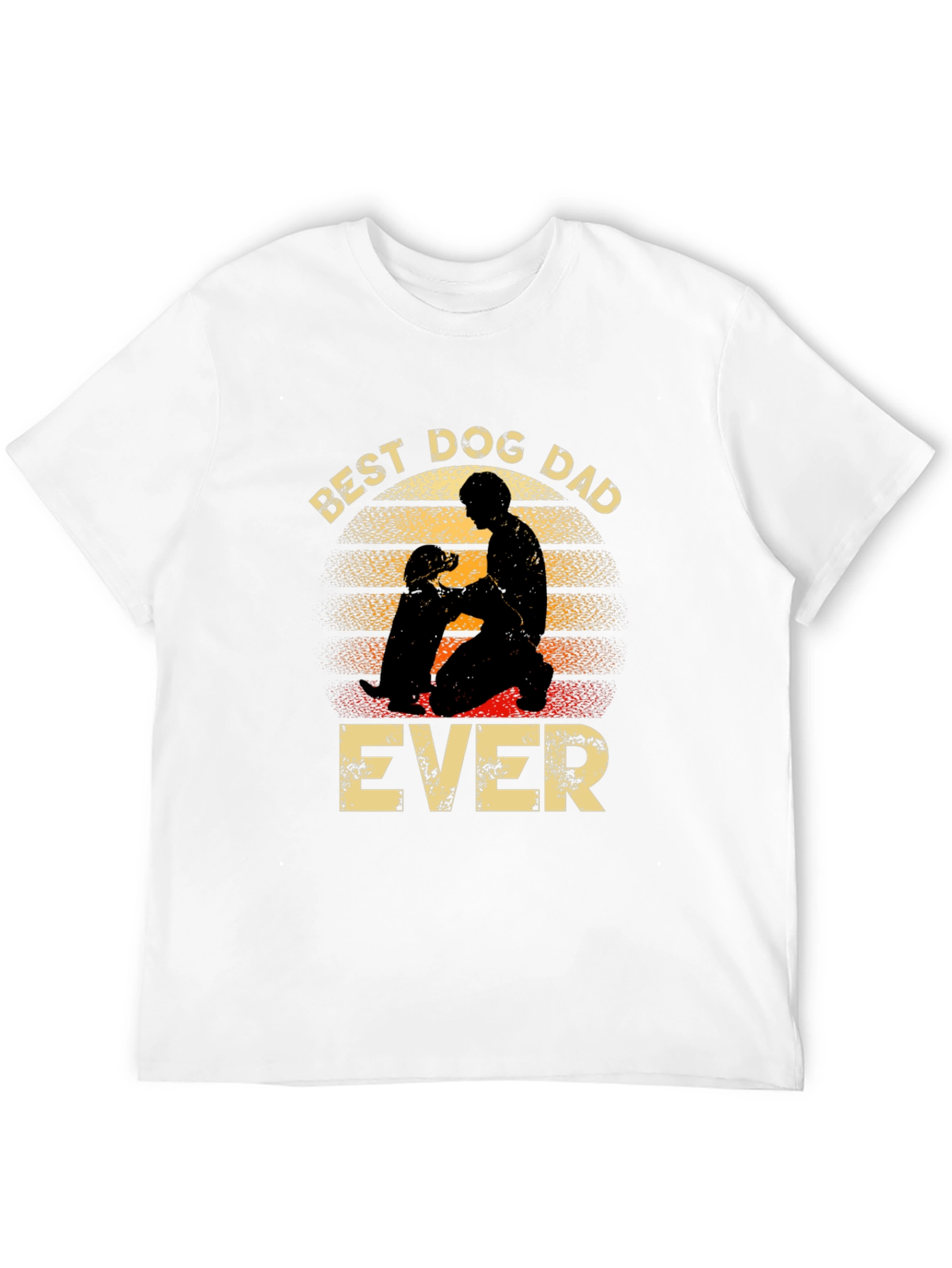 Best Dog Dad Ever Graphic T-Shirt