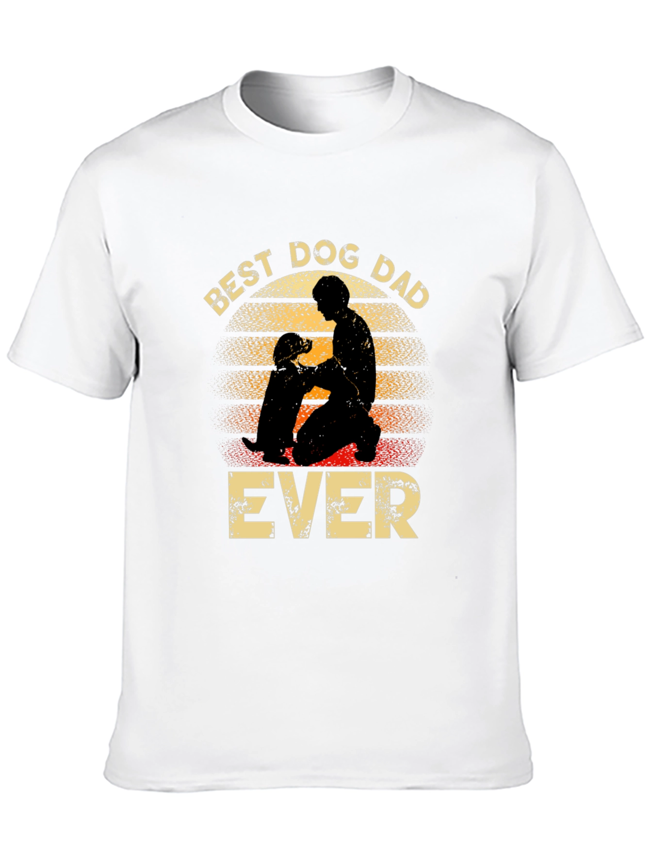 Best Dog Dad Ever Graphic T-Shirt