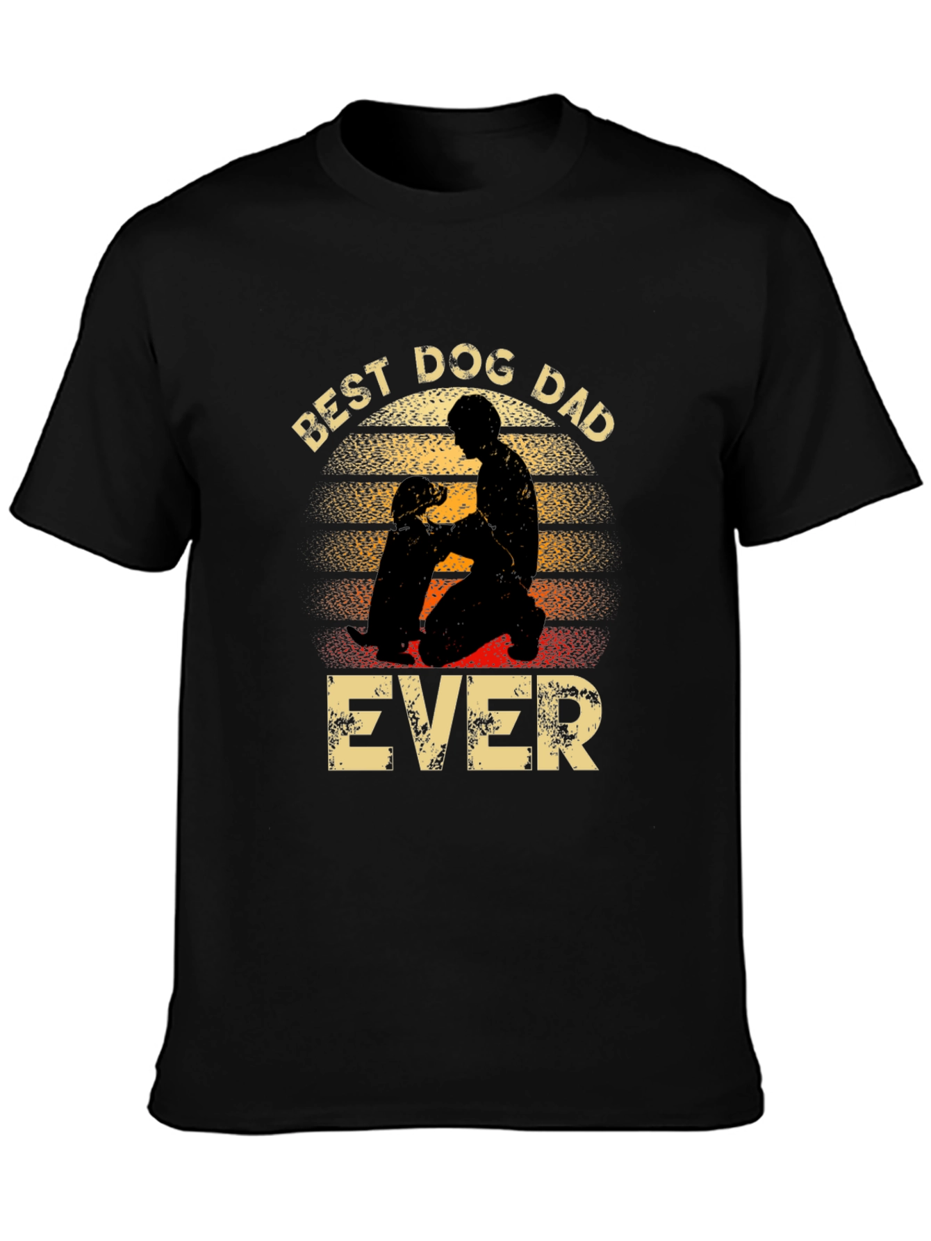 Best Dog Dad Ever Graphic T-Shirt