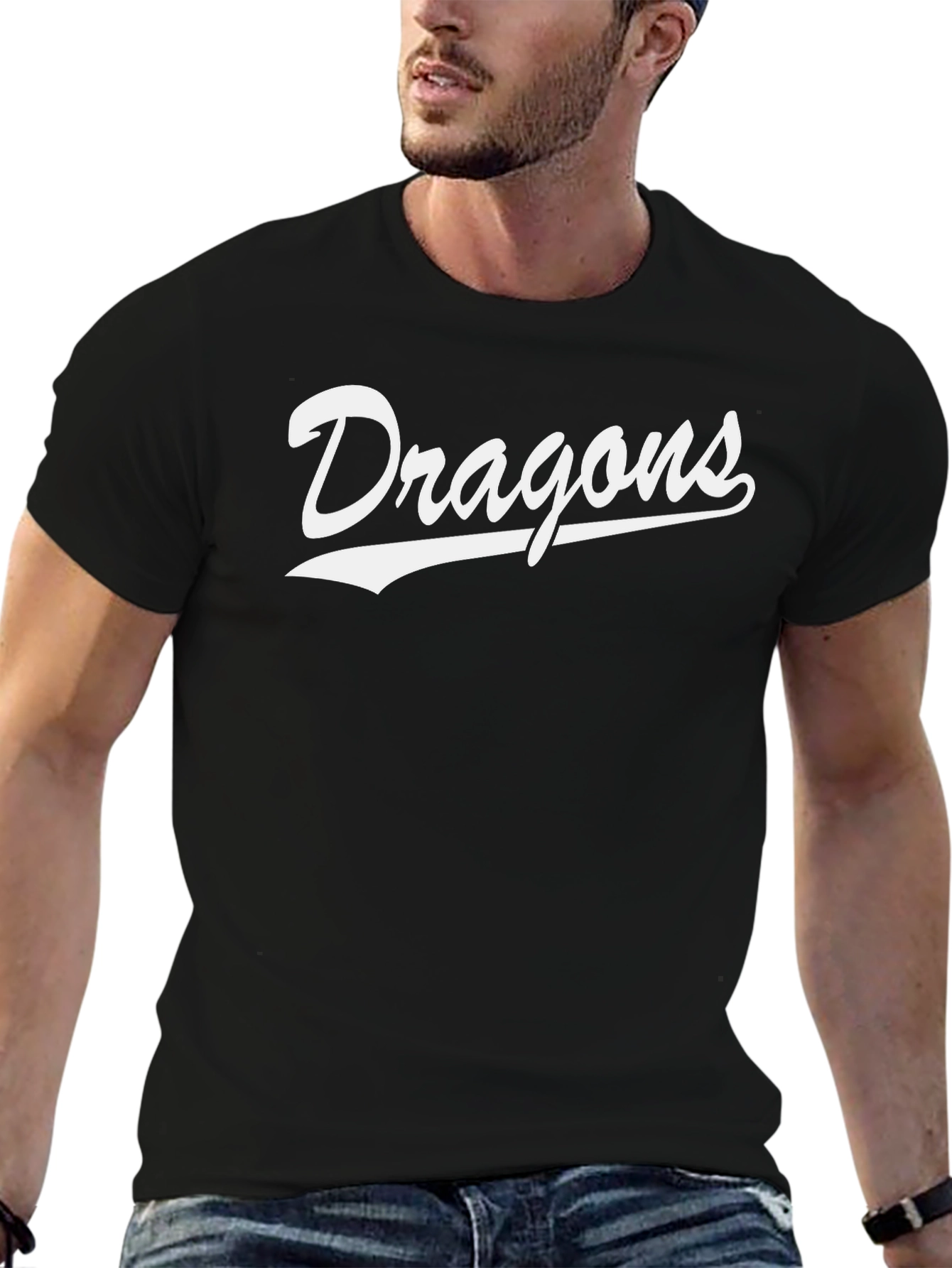 Dragons Graphic Tee - Classic Black T-Shirt