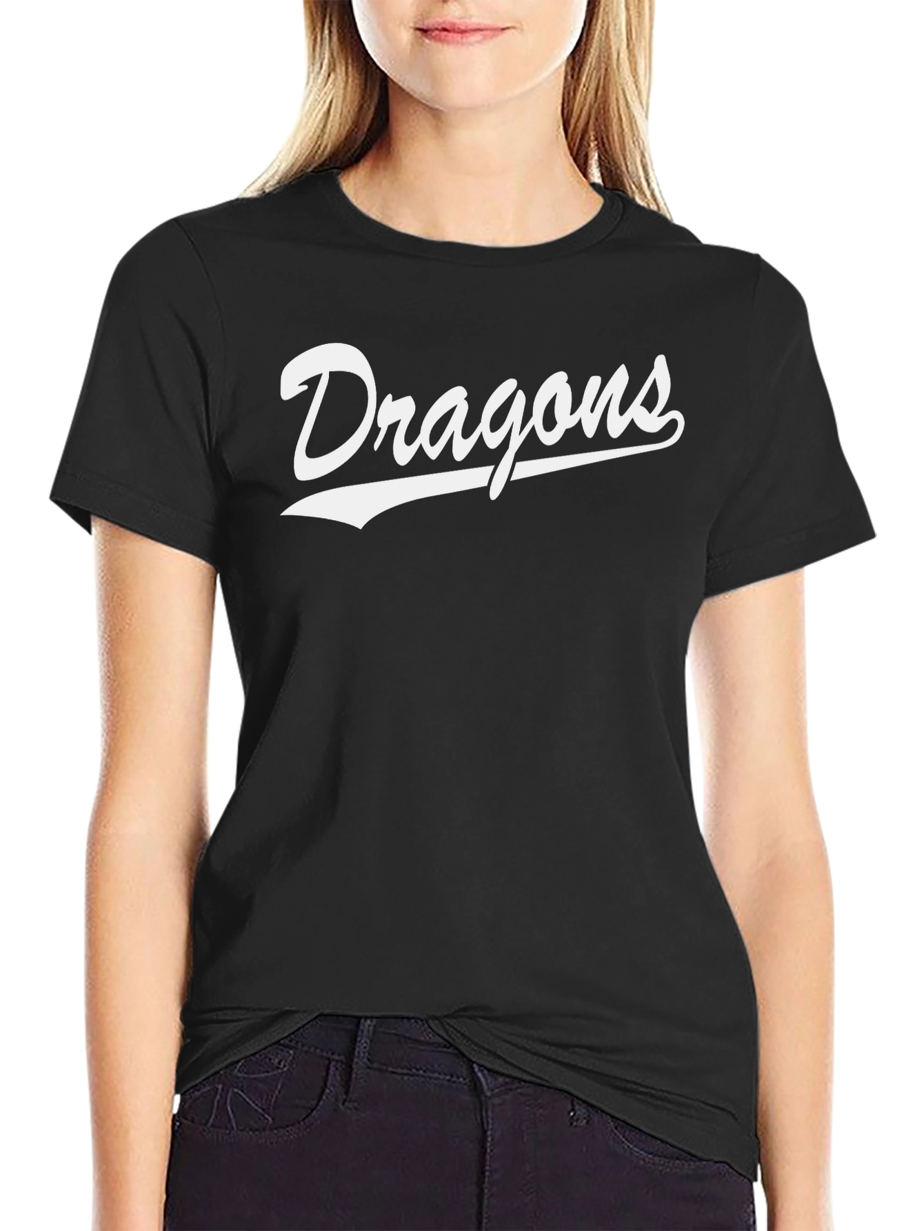 Dragons Graphic Tee - Classic Black T-Shirt