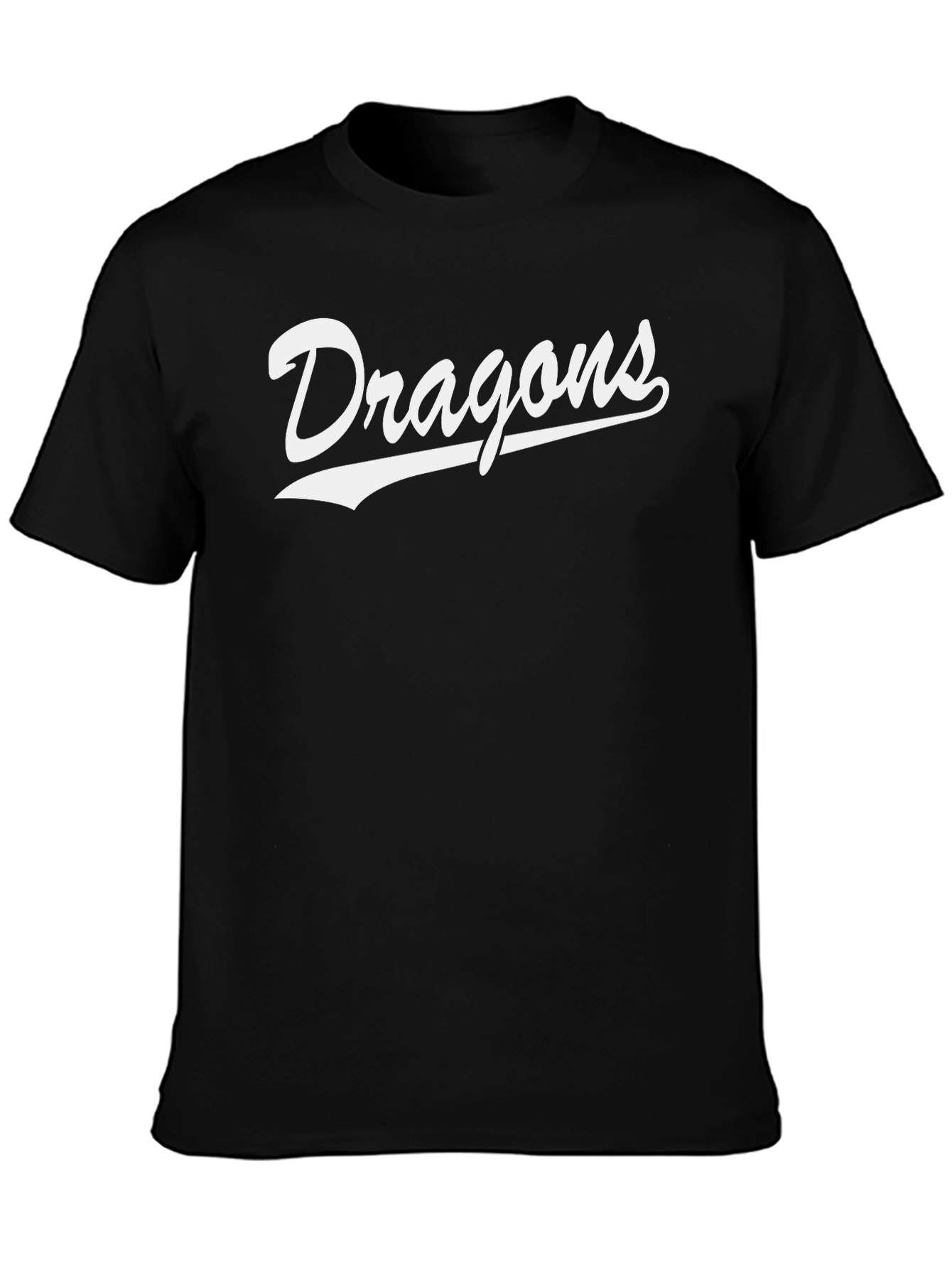 Dragons Graphic Tee - Classic Black T-Shirt