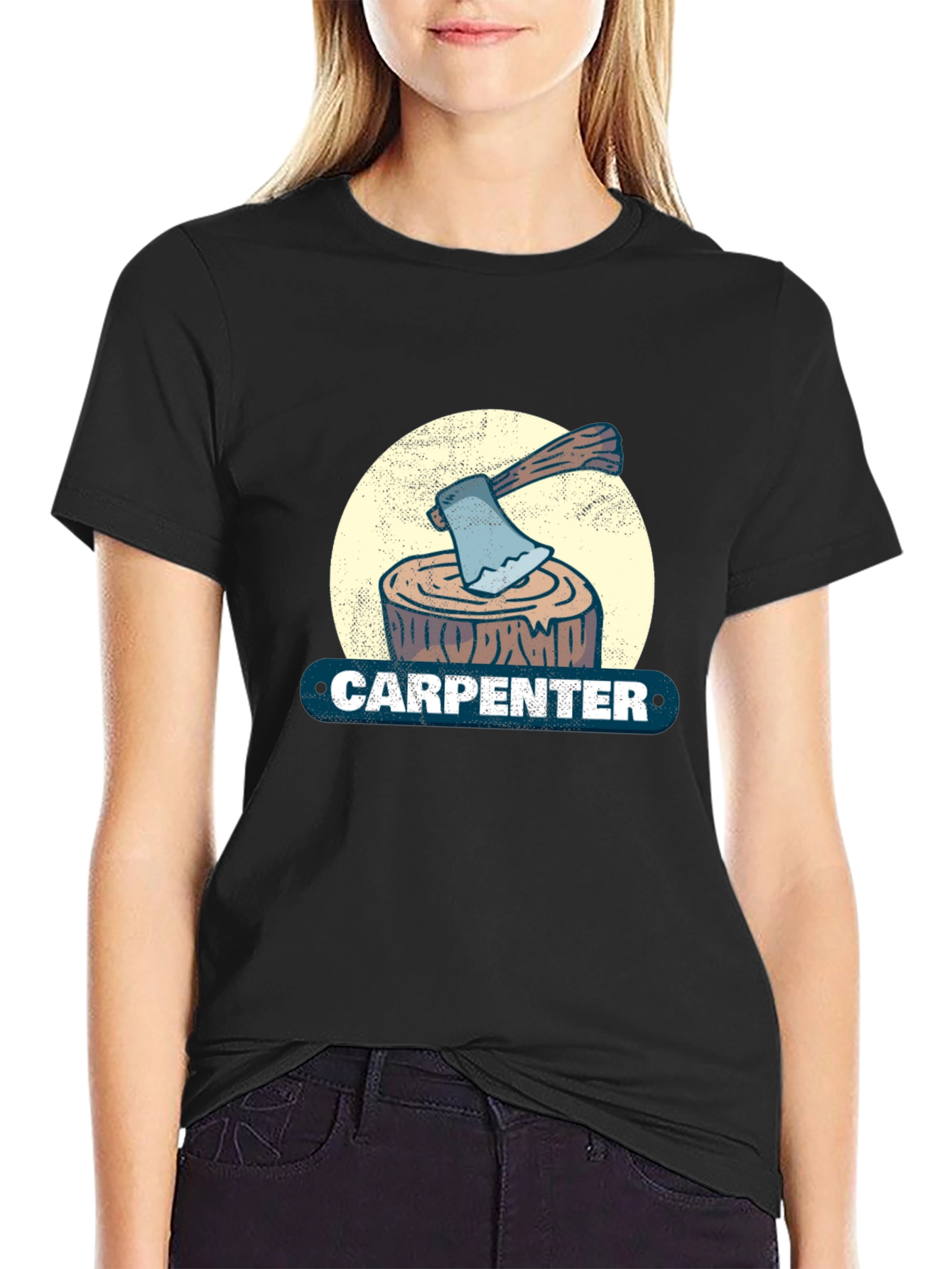 Carpenter Axe Woodworker T-Shirt