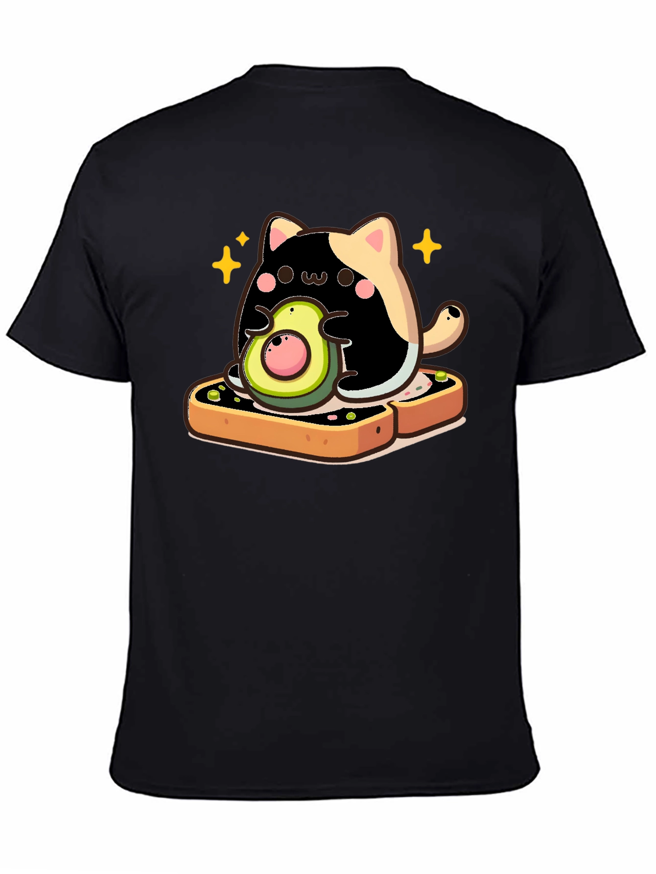 Cat Avocado Toast Graphic Tee