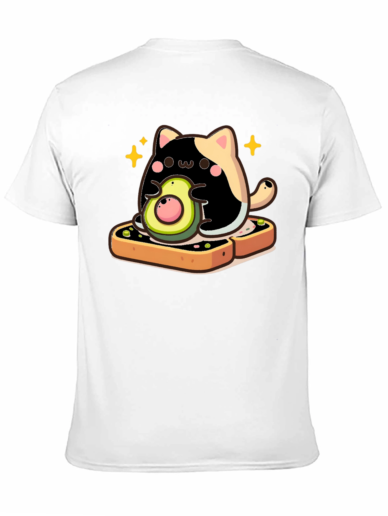 Cat Avocado Toast Graphic Tee