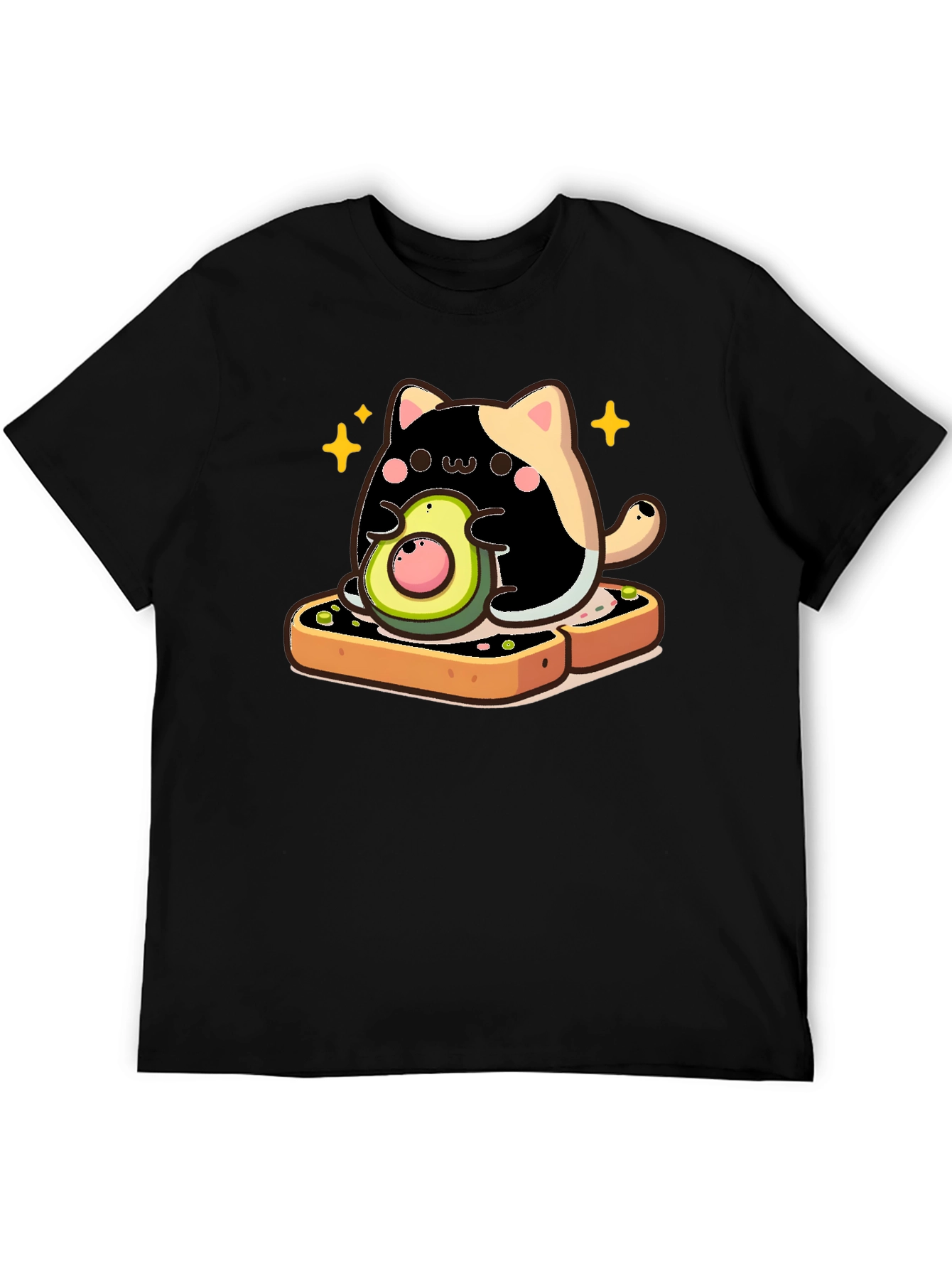 Cat Avocado Toast Graphic Tee