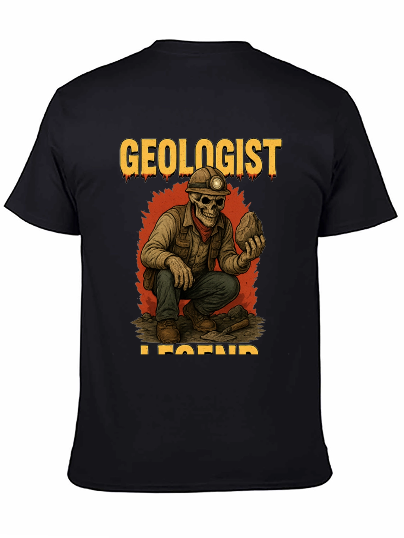 Geologist Legend Black T-Shirt