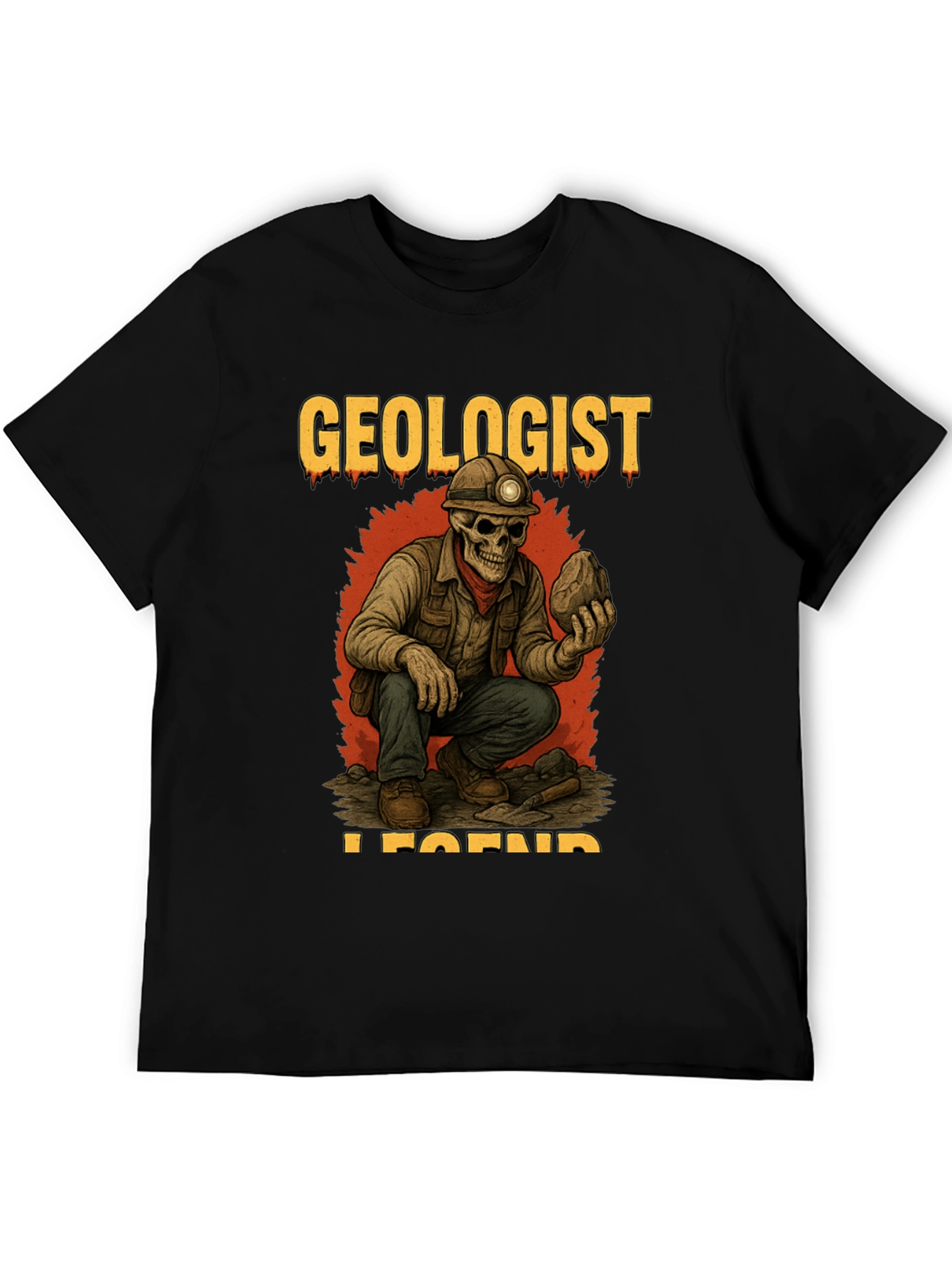 Geologist Legend Black T-Shirt