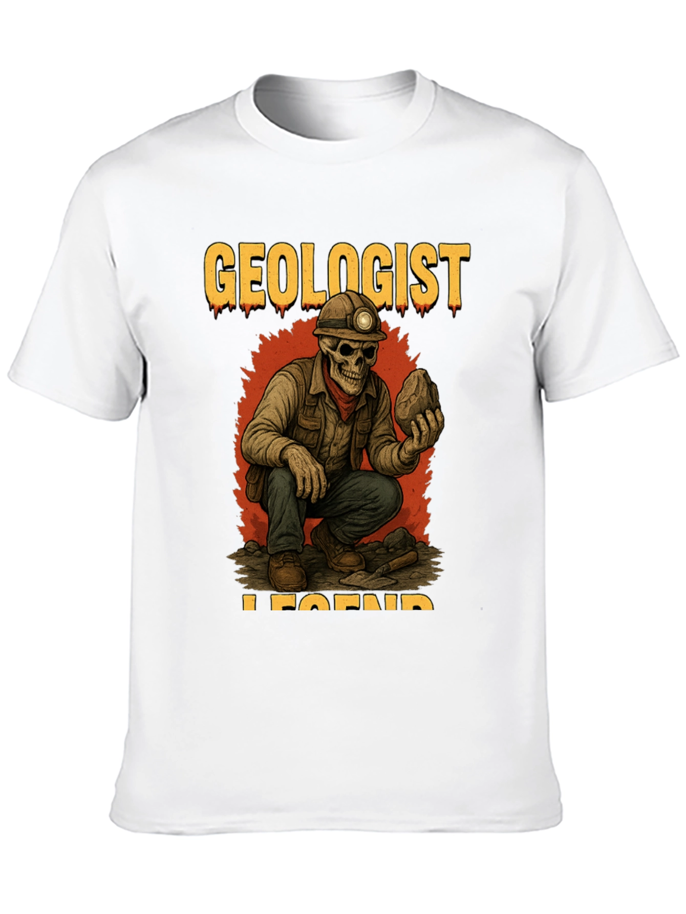 Geologist Legend Black T-Shirt