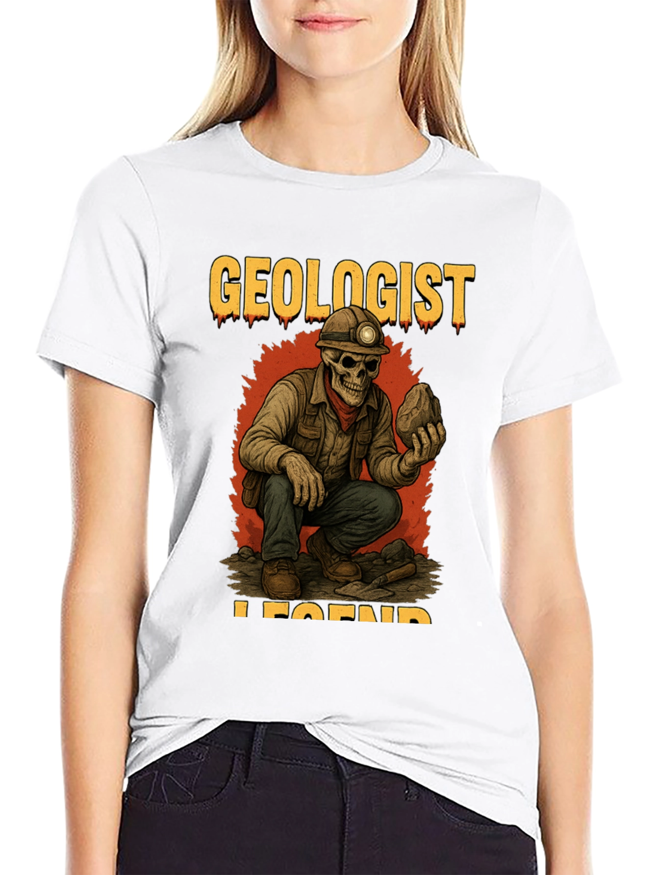 Geologist Legend Black T-Shirt